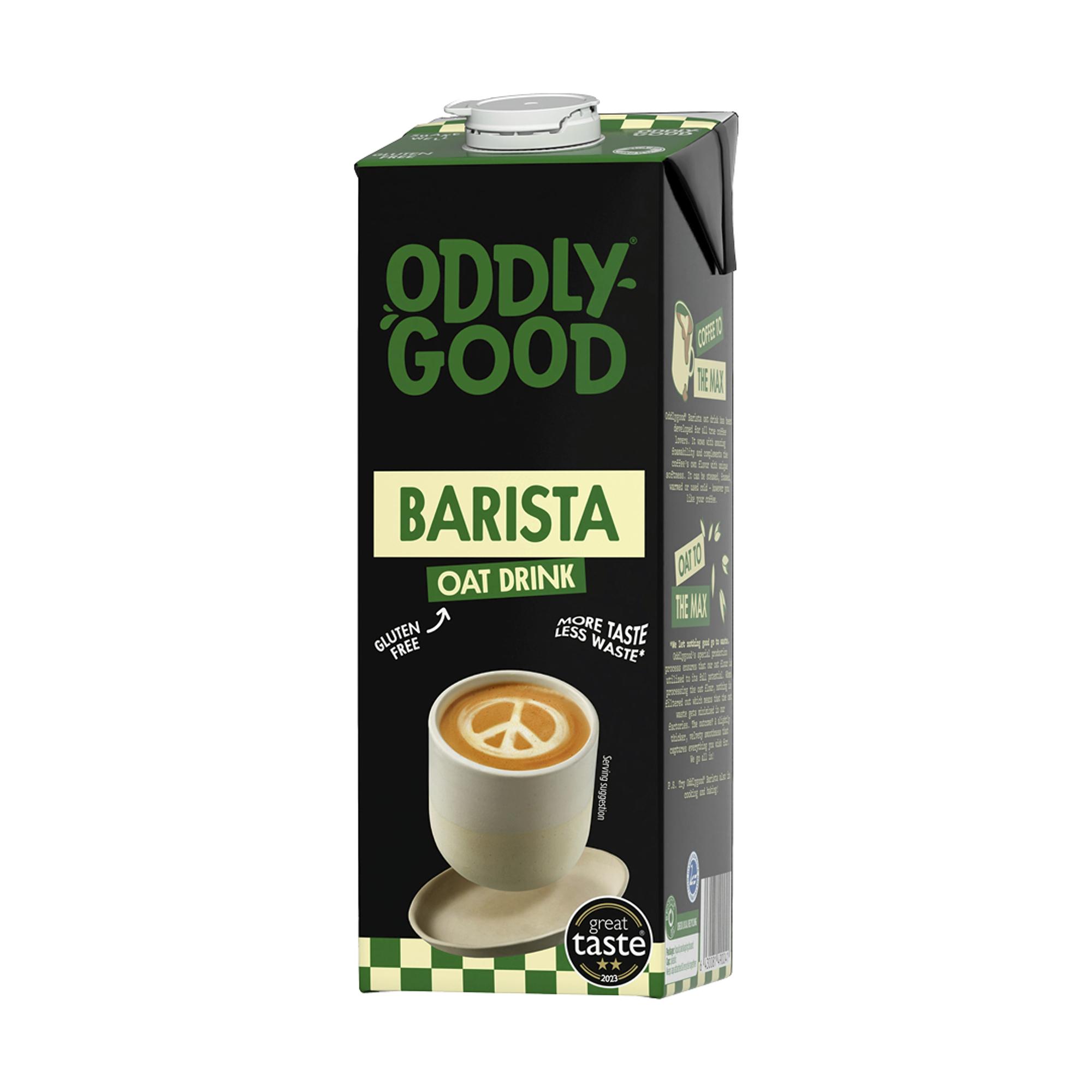 Oddlygood Barista kaurajuoma, 1,99 € / 1 litra.