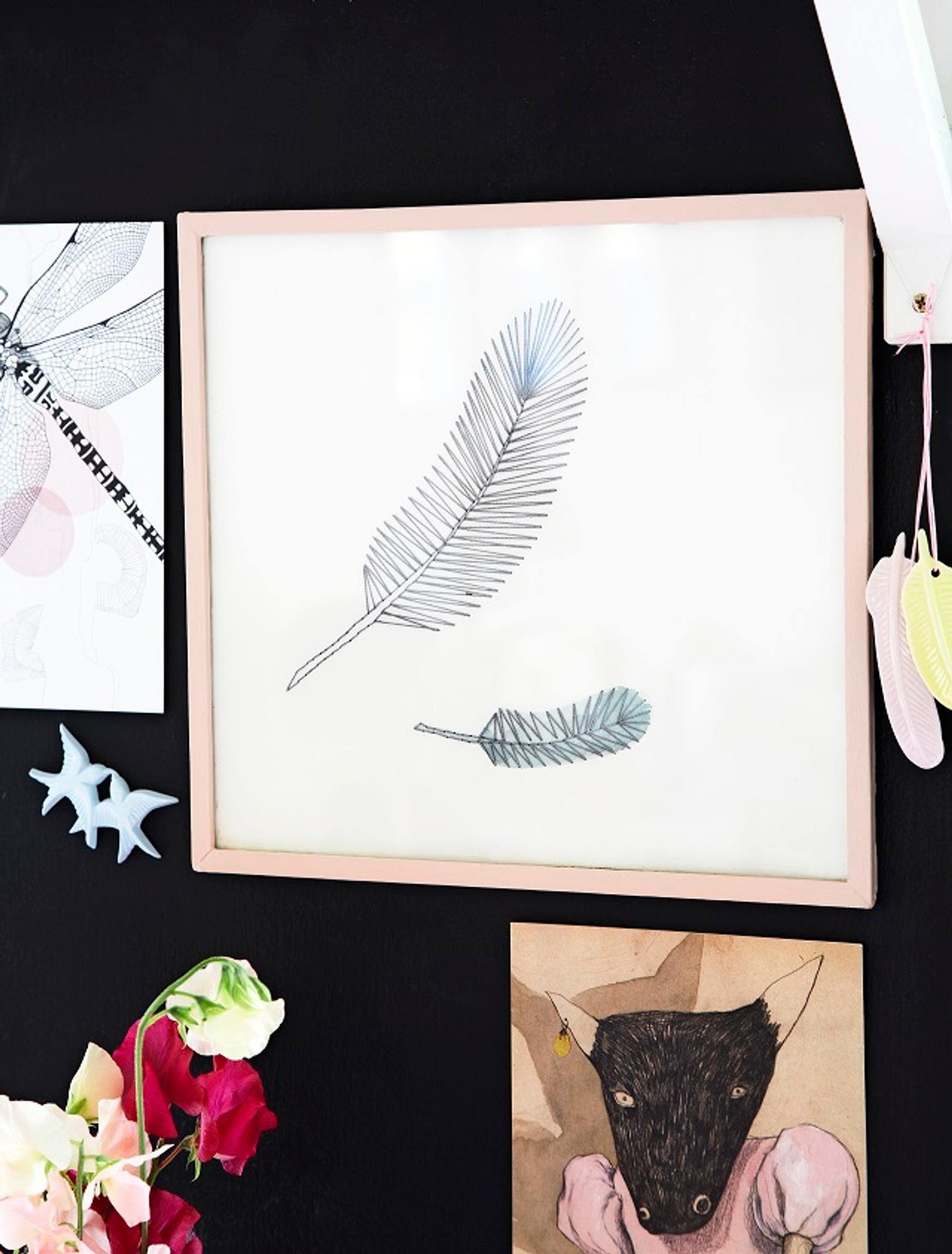 Kirjontaa paperille – tee itse taulu