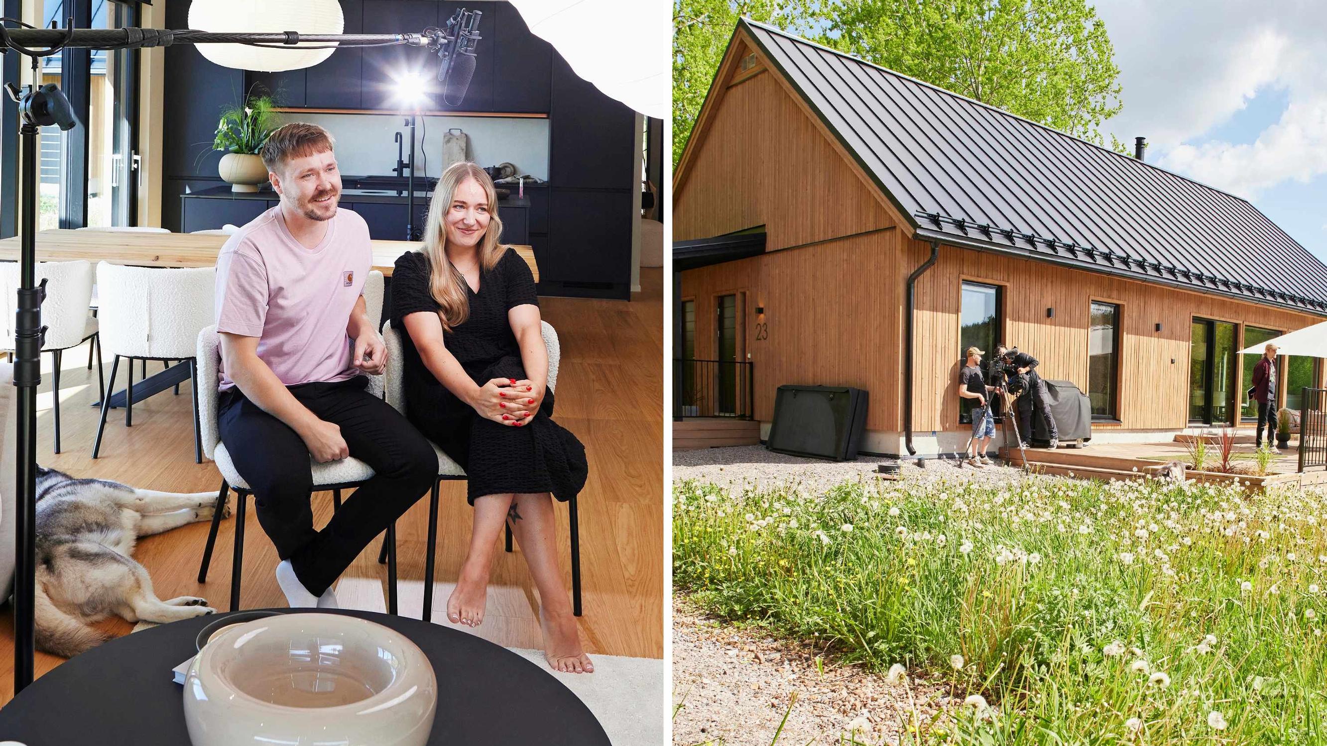 Miltä tuntuu nähdä oma koti Suomen kaunein koti -ohjelmassa? Sanni ja Miika tietävät: ”Näkemyseroja on kaikilla”