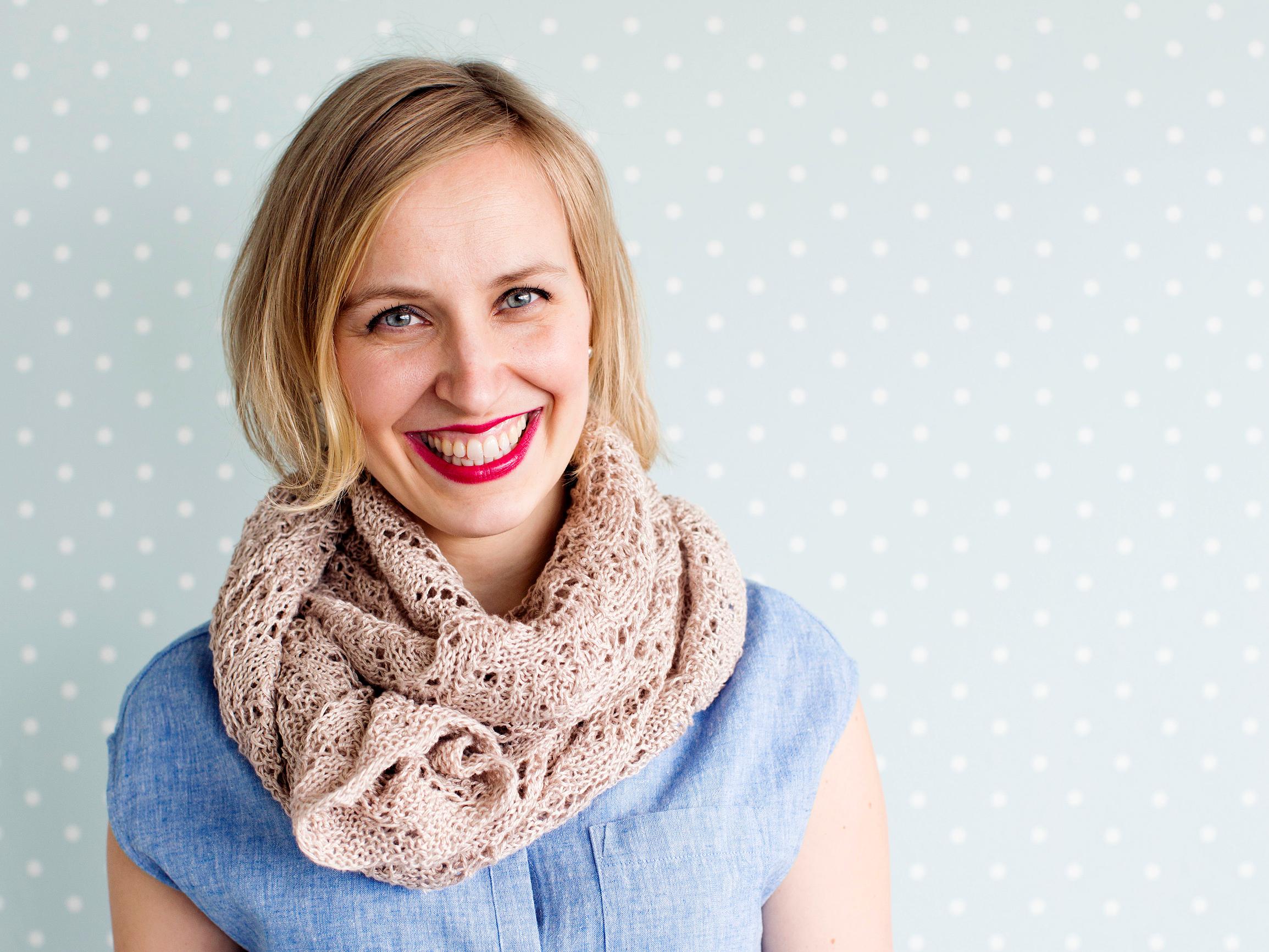 Pellavahuivi pitsineuleella