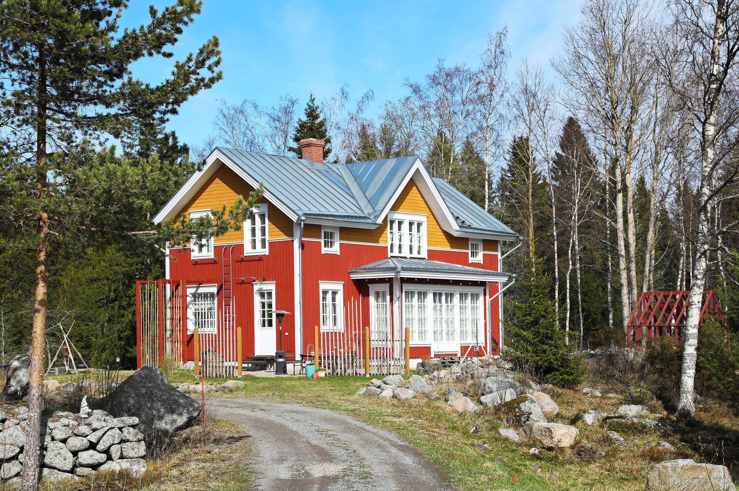 Johannan ja Patrikin koti ulkopuolelta.