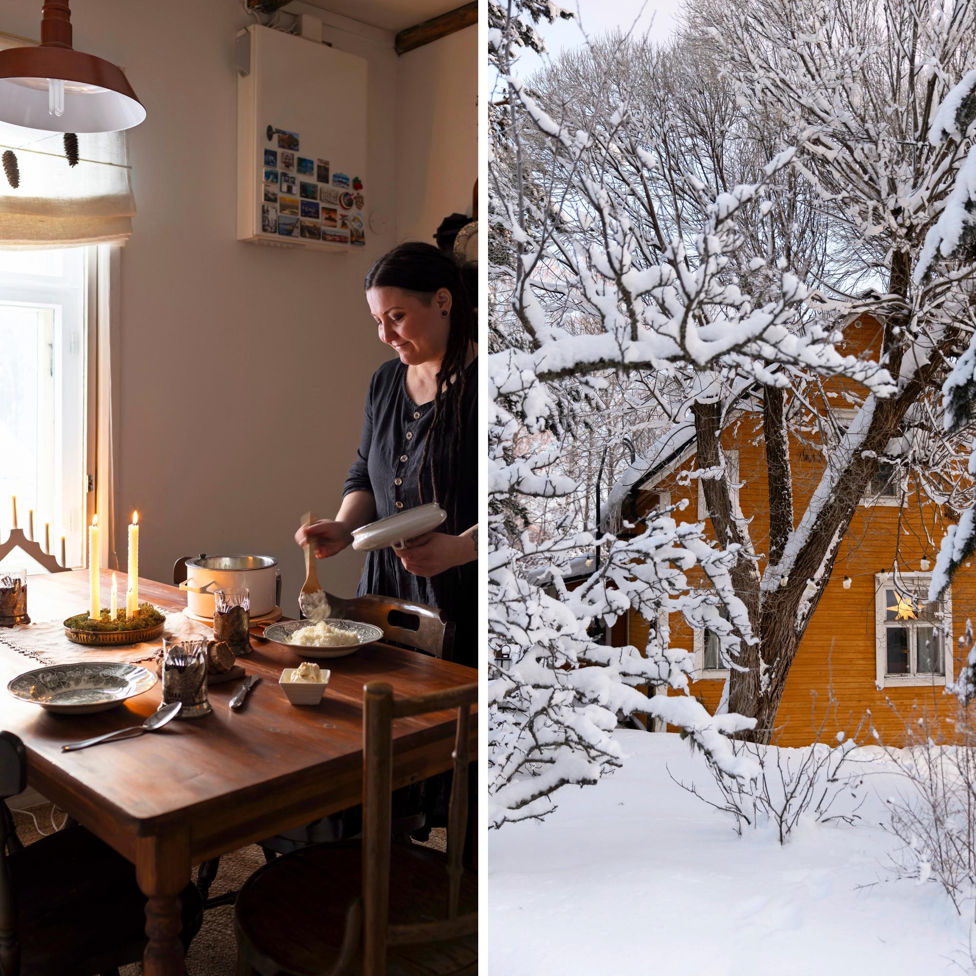 Joulu Manalassa! Jenna hankki yksin satavuotiaan hirsitalon: ”Aluksi osa tutuista kauhisteli, kuinka pärjään työlään talon kanssa”