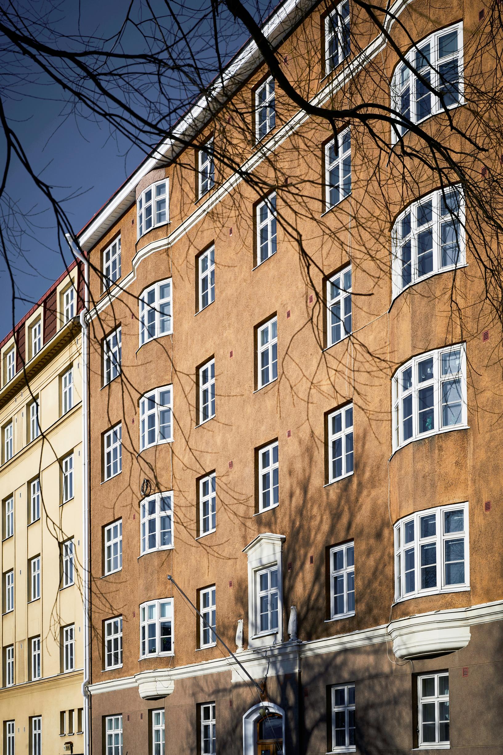 Kerrostalo Töölössä Helsingissä