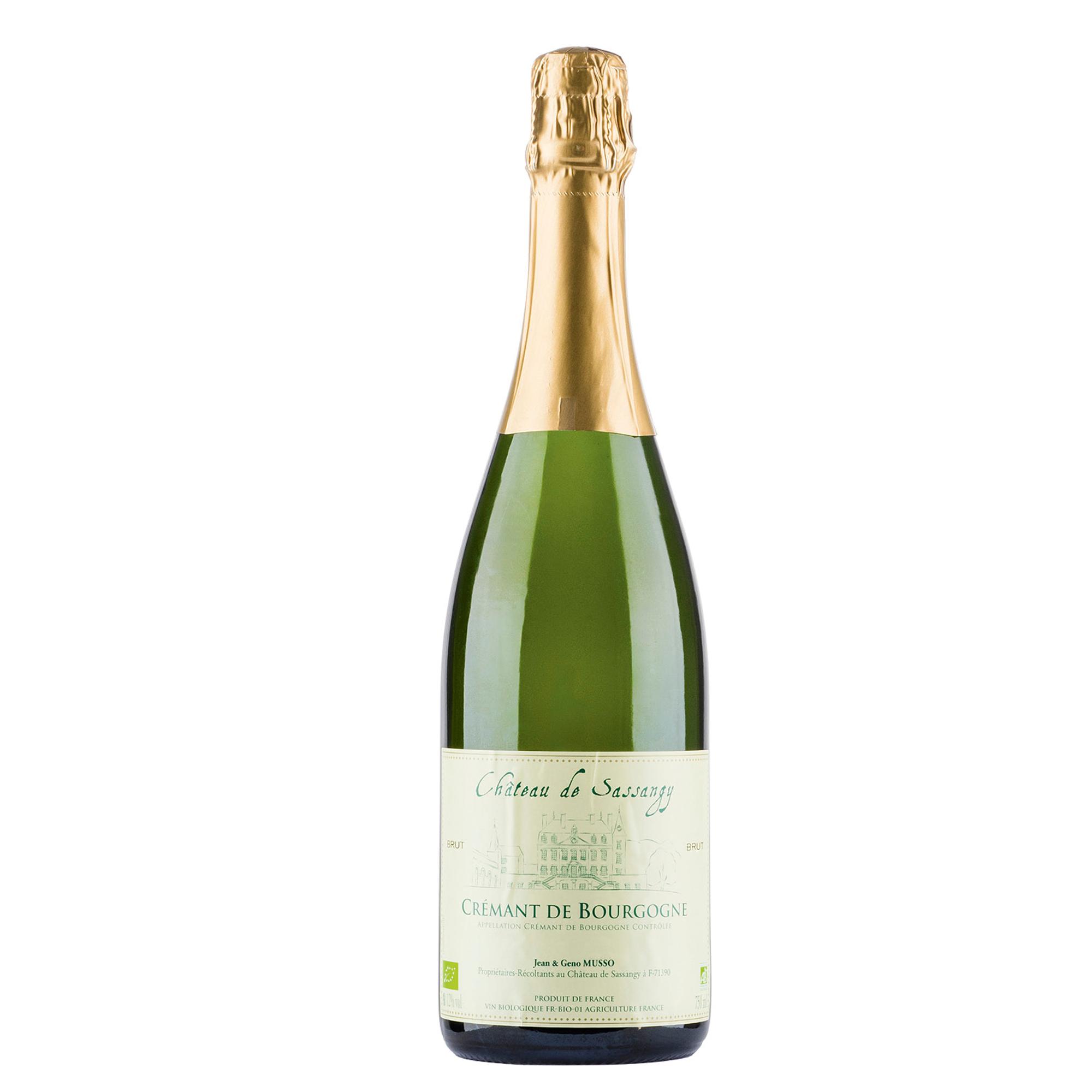 Château de Sassangy Crémant de Bourgogne Brut, 12,5 %, 20,24 €/0,75 l