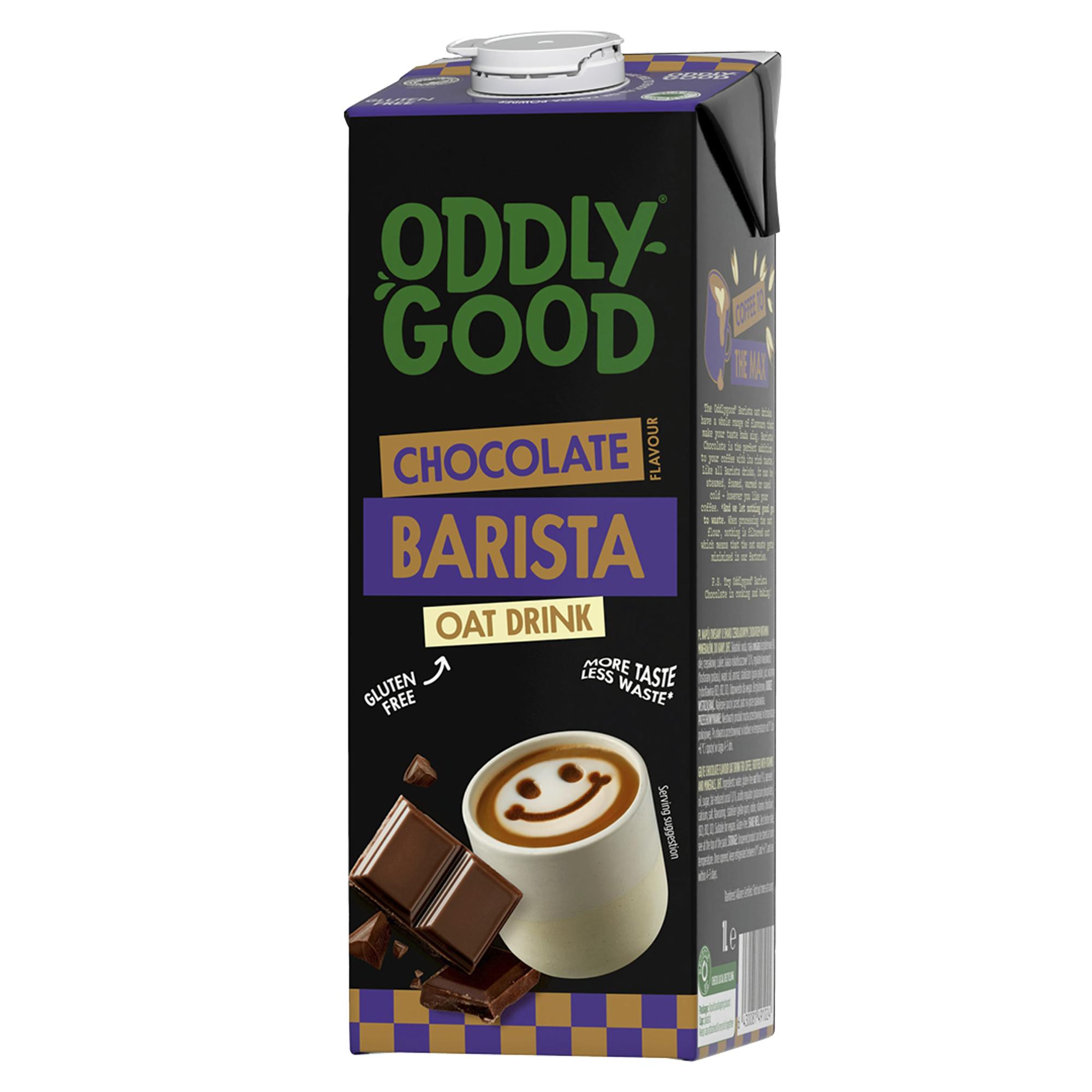 Oddlygood Barista Chocolate kaurajuoma 2,89 € / 1 litra.