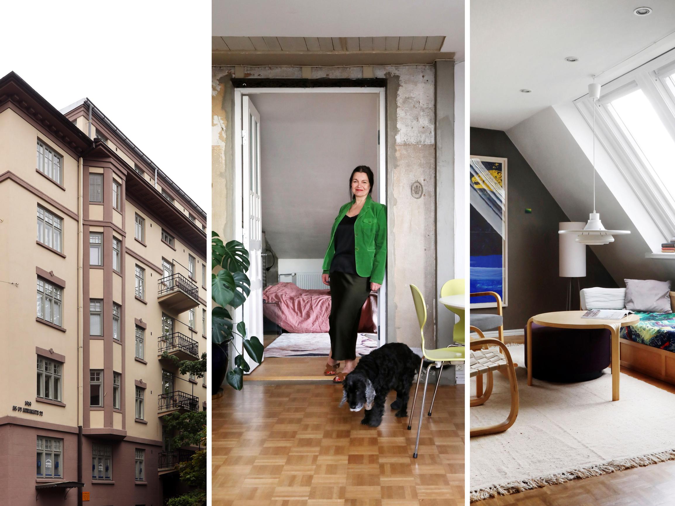 Täällä asui prinsessa! Marin ullakkoasunto sijaitsee yhdessä Turun tyylikkäimmistä jugendin kruunaamista kortteleista