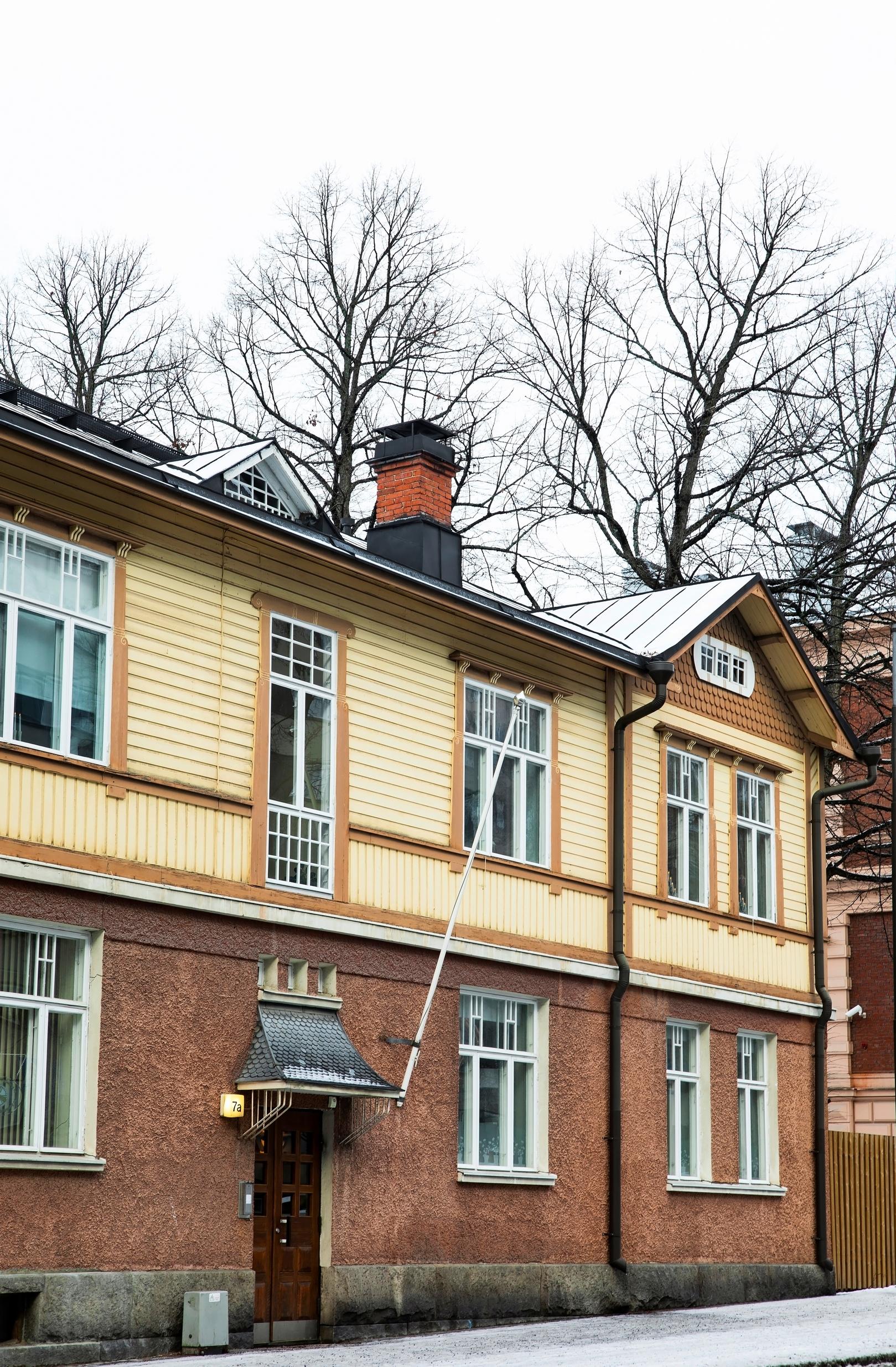 Vanha talo Turun keskustassa