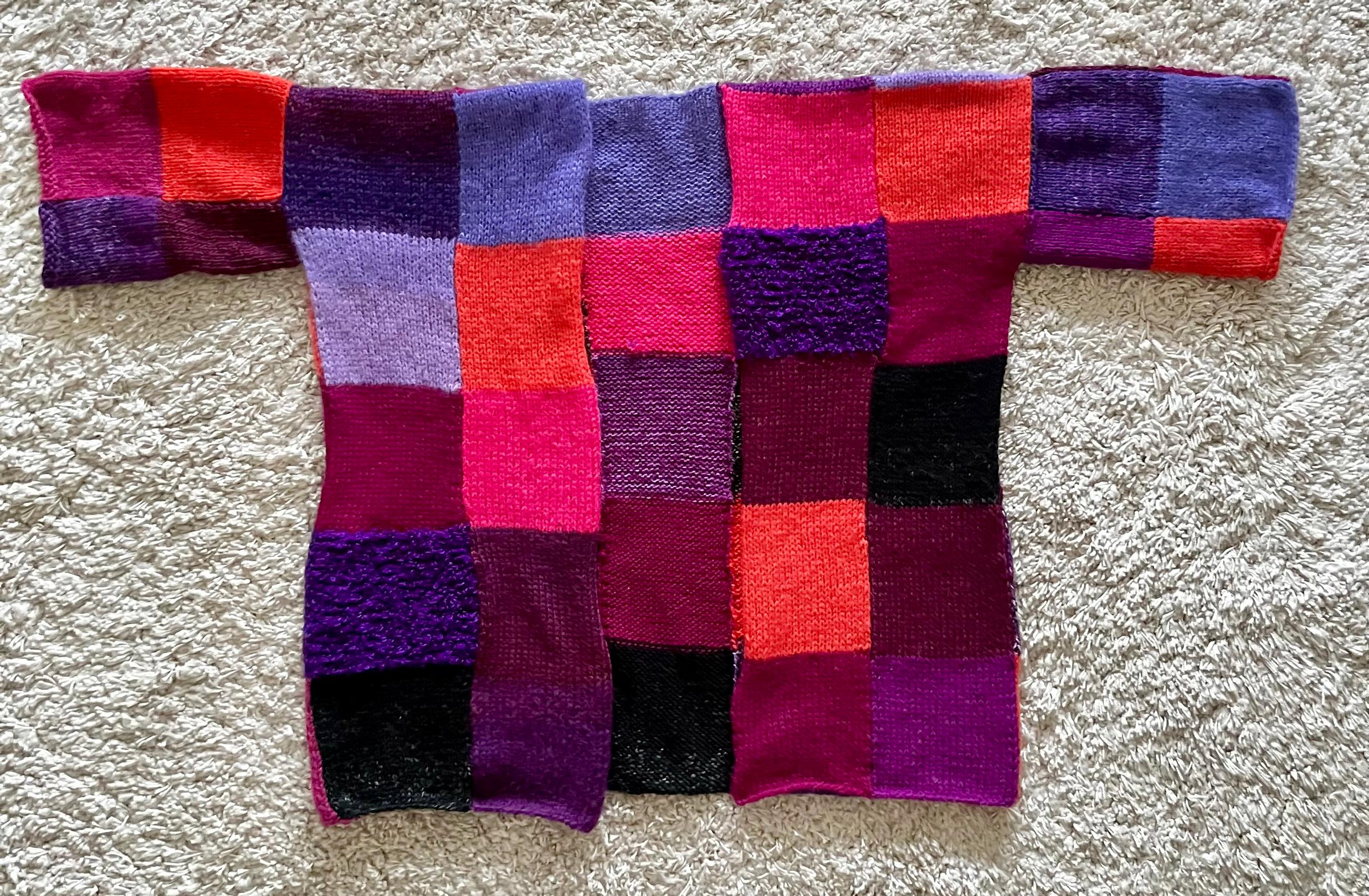 Tilkkuneuletakki ennen resoreita