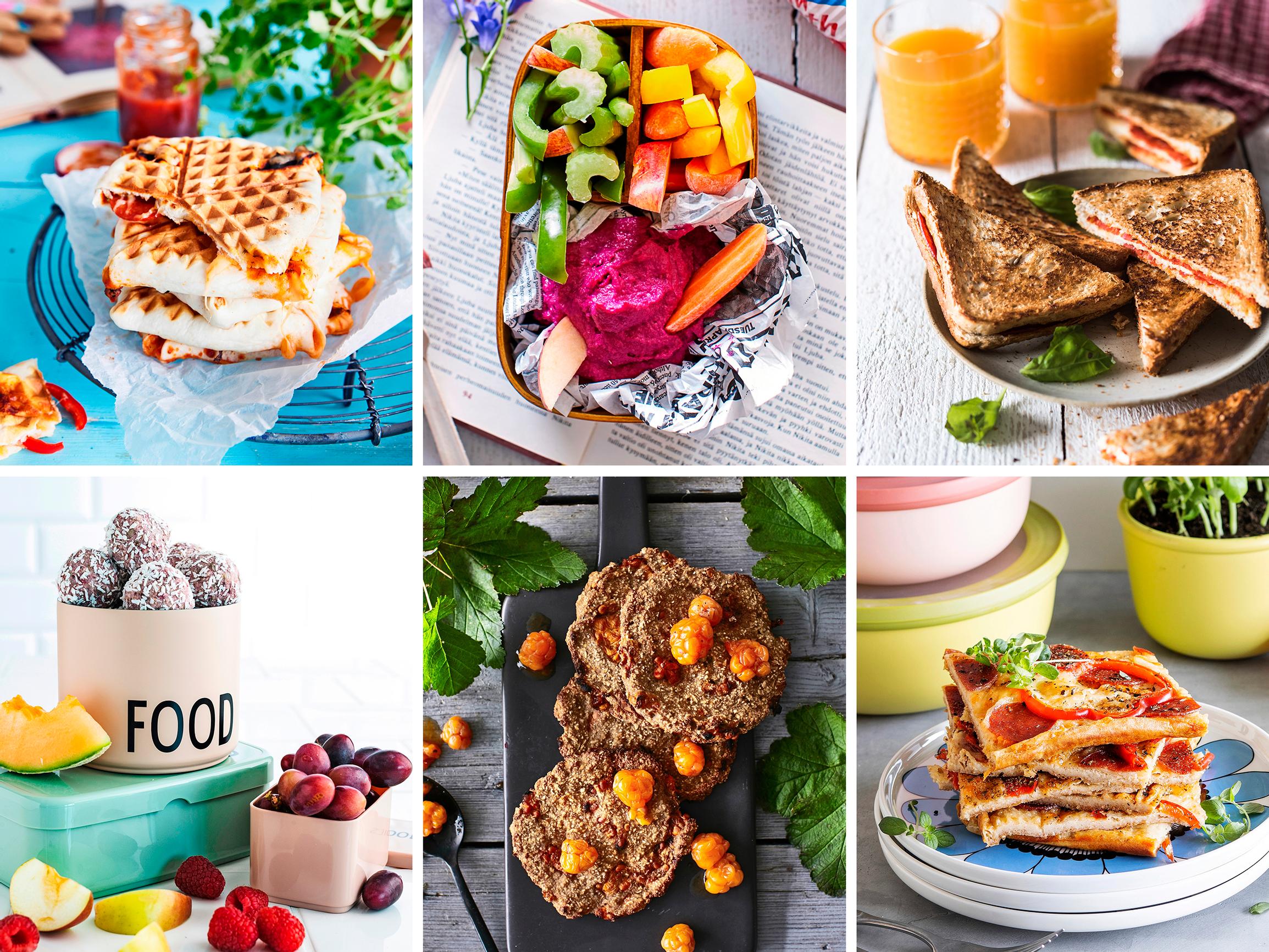 Eväät lapselle: ihmekeksit, pizzavohvelit & 10 muuta hauskaa murkinaa lomapäiviin