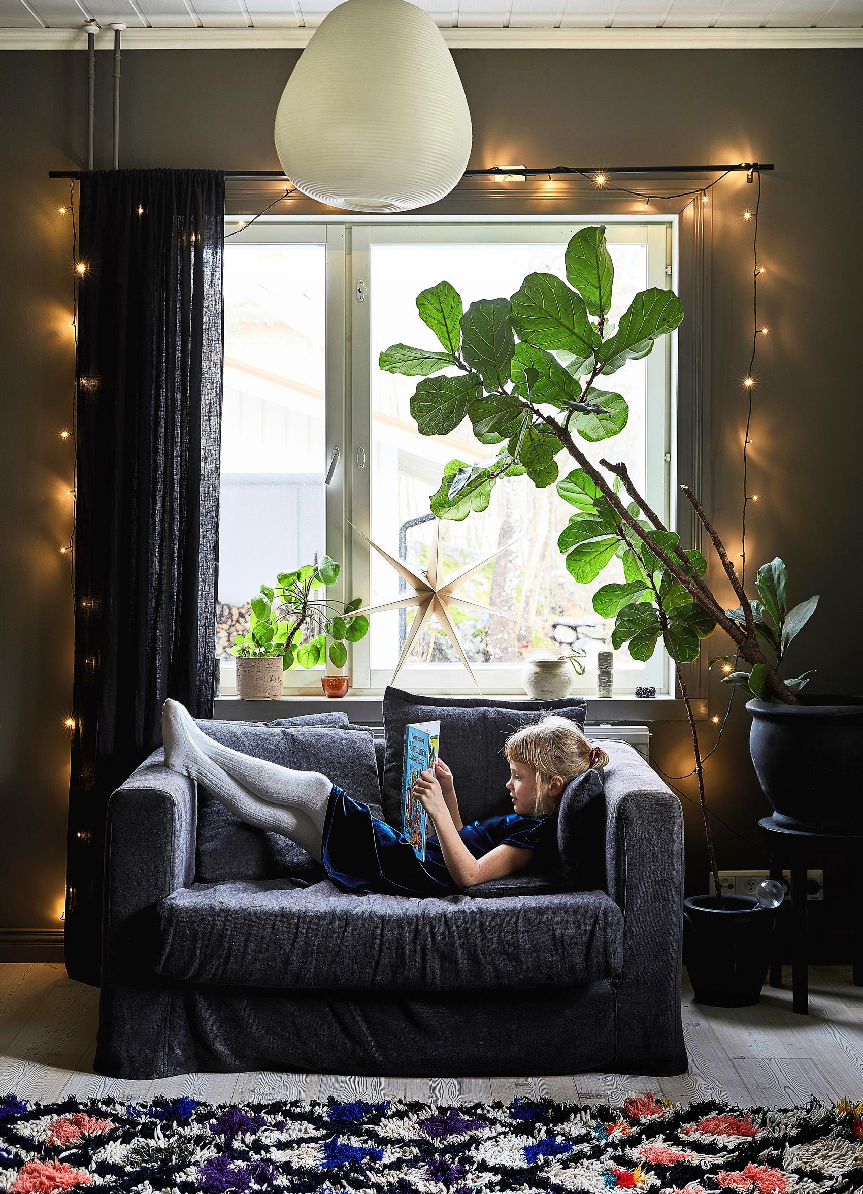 Työhuoneen joulusisustus