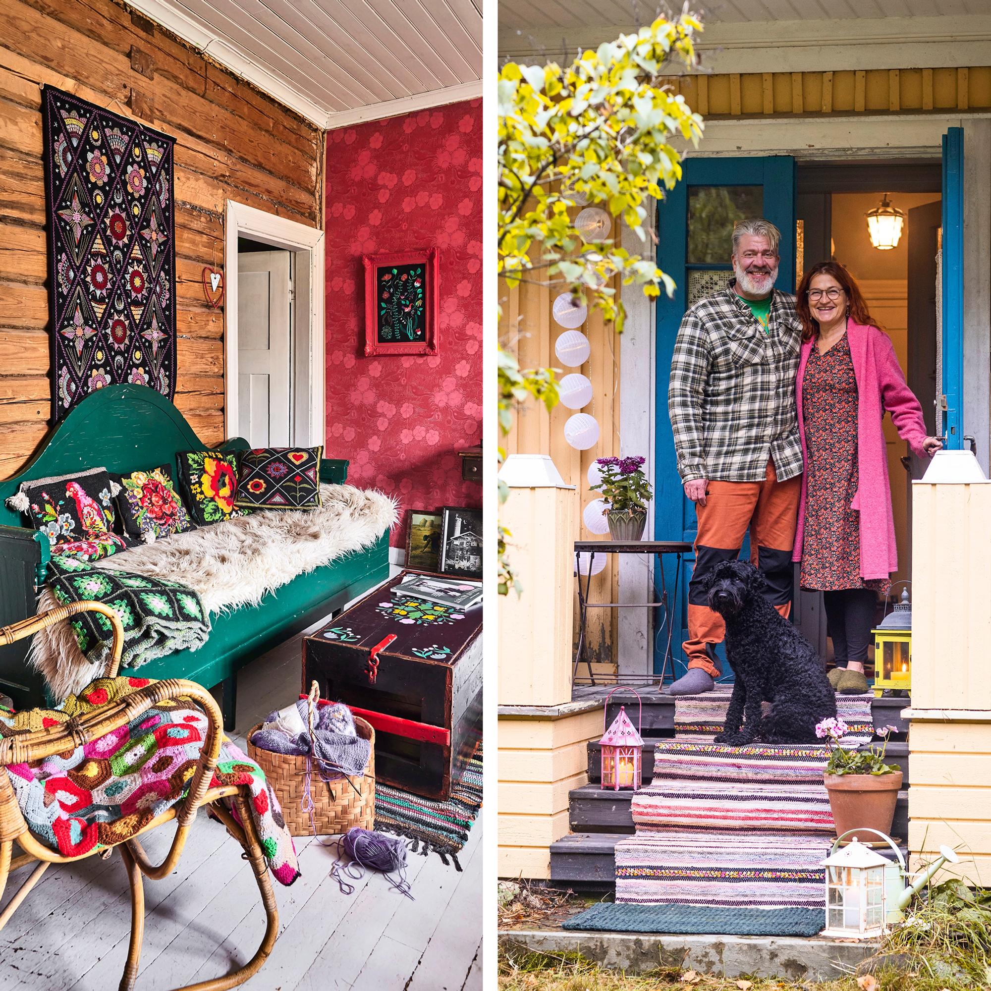 Arja osti maalta kodikseen vanhan kaupan, ja pian sinne löytyi myös Ilkka! ”Joka päivä jaksan olla kiitollinen ja onnellinen kaikesta tästä”