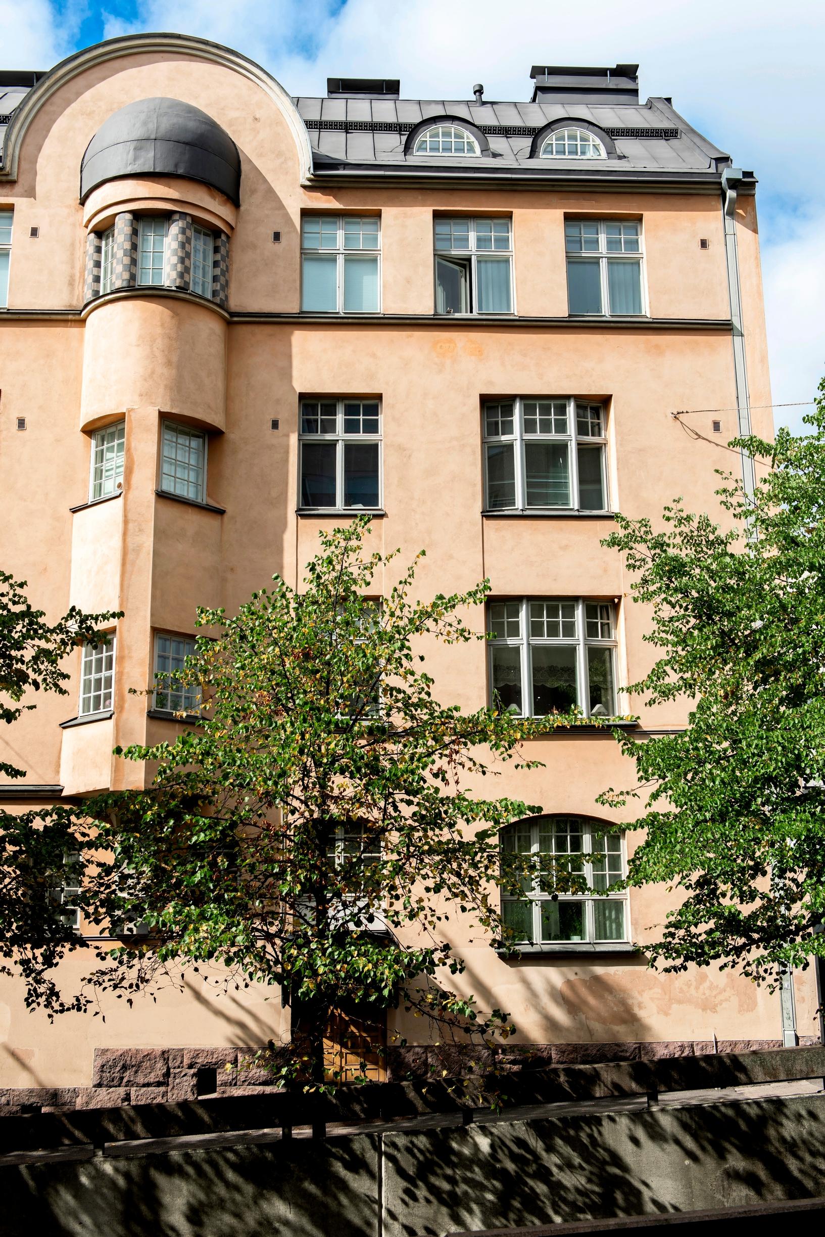 Kuvassa jugendkerrostalo Helsingin Etu-Töölössä.