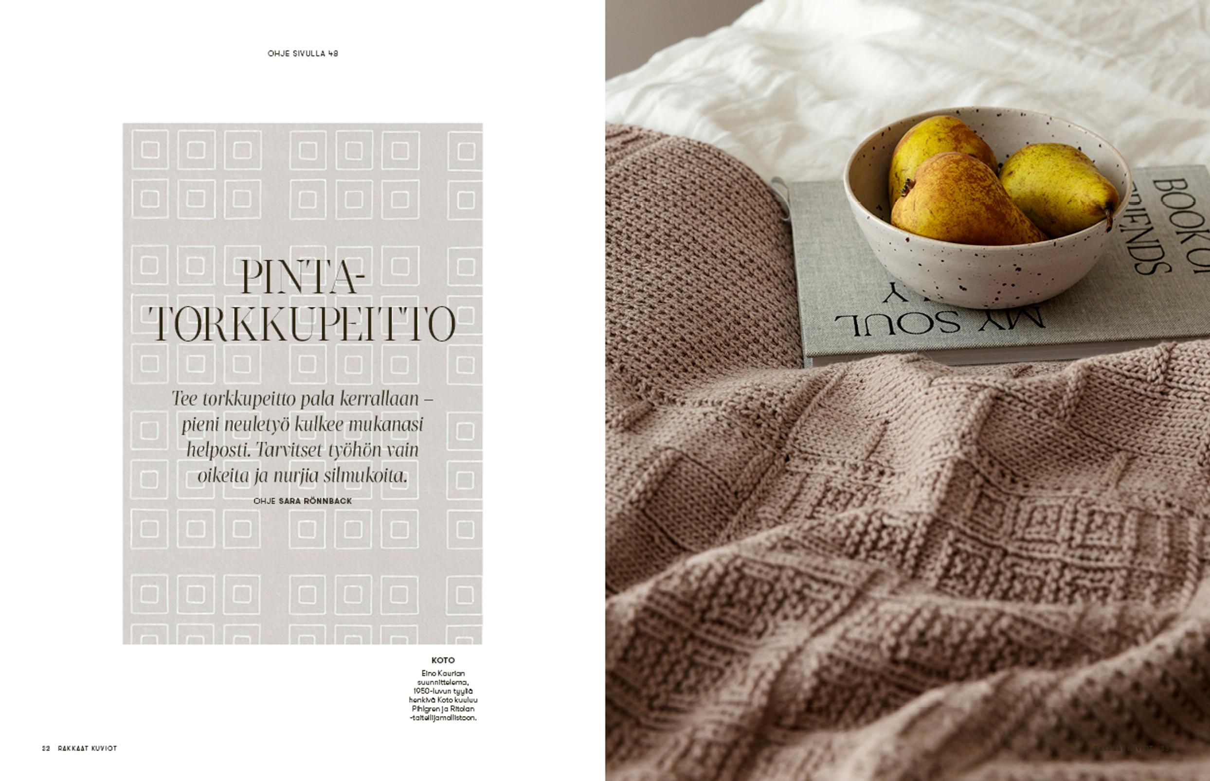 Pinta-torkkupeitto, Rakkaat kuviot -lehti