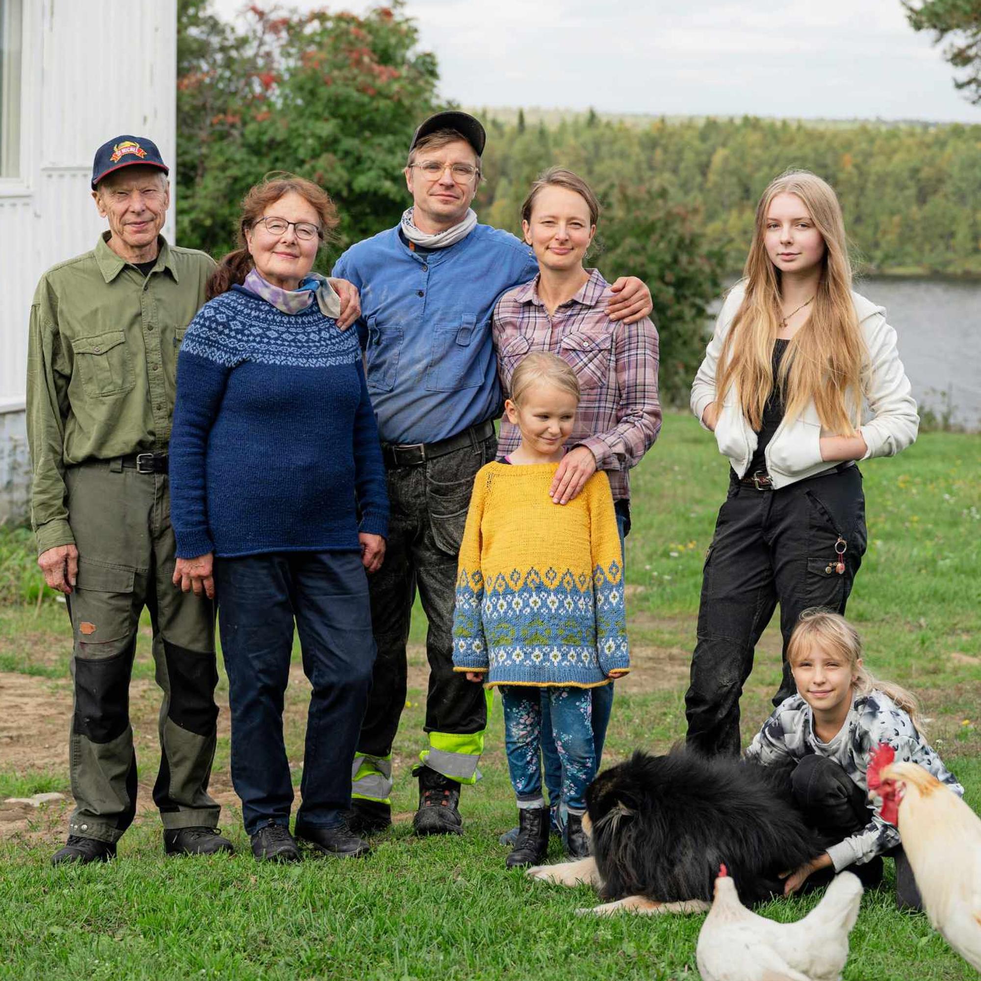 Kolmen sukupolven maatila Pelkosenniemellä: ”Muutin lapsuudenkotini pihapiiriin, vaikka vannoin, että tänne en koskaan palaa”