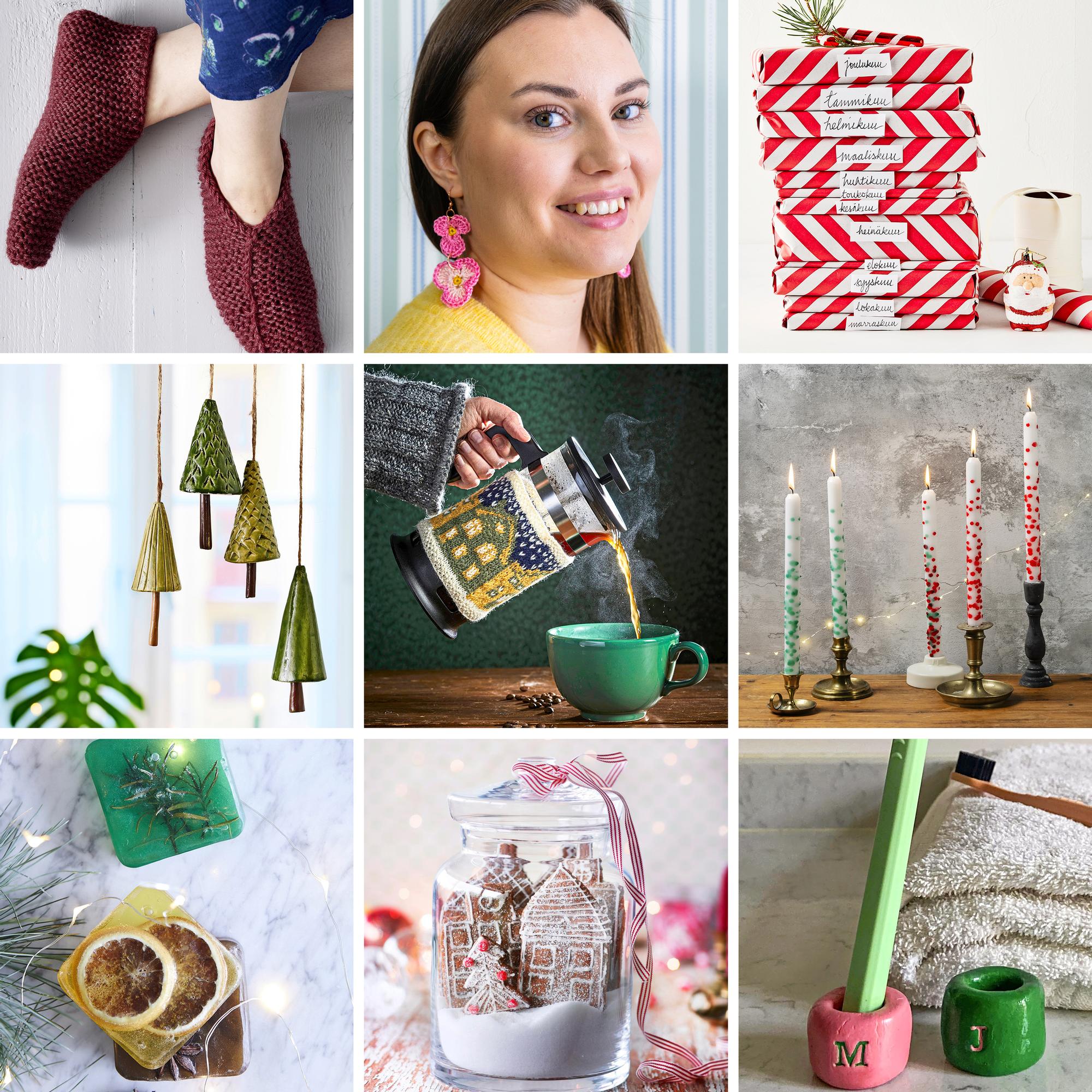 Itse tehdyt joululahjat – onpa paljon ihania ideoita! Kurkkaa ohjeet ja ilahduta läheisiäsi