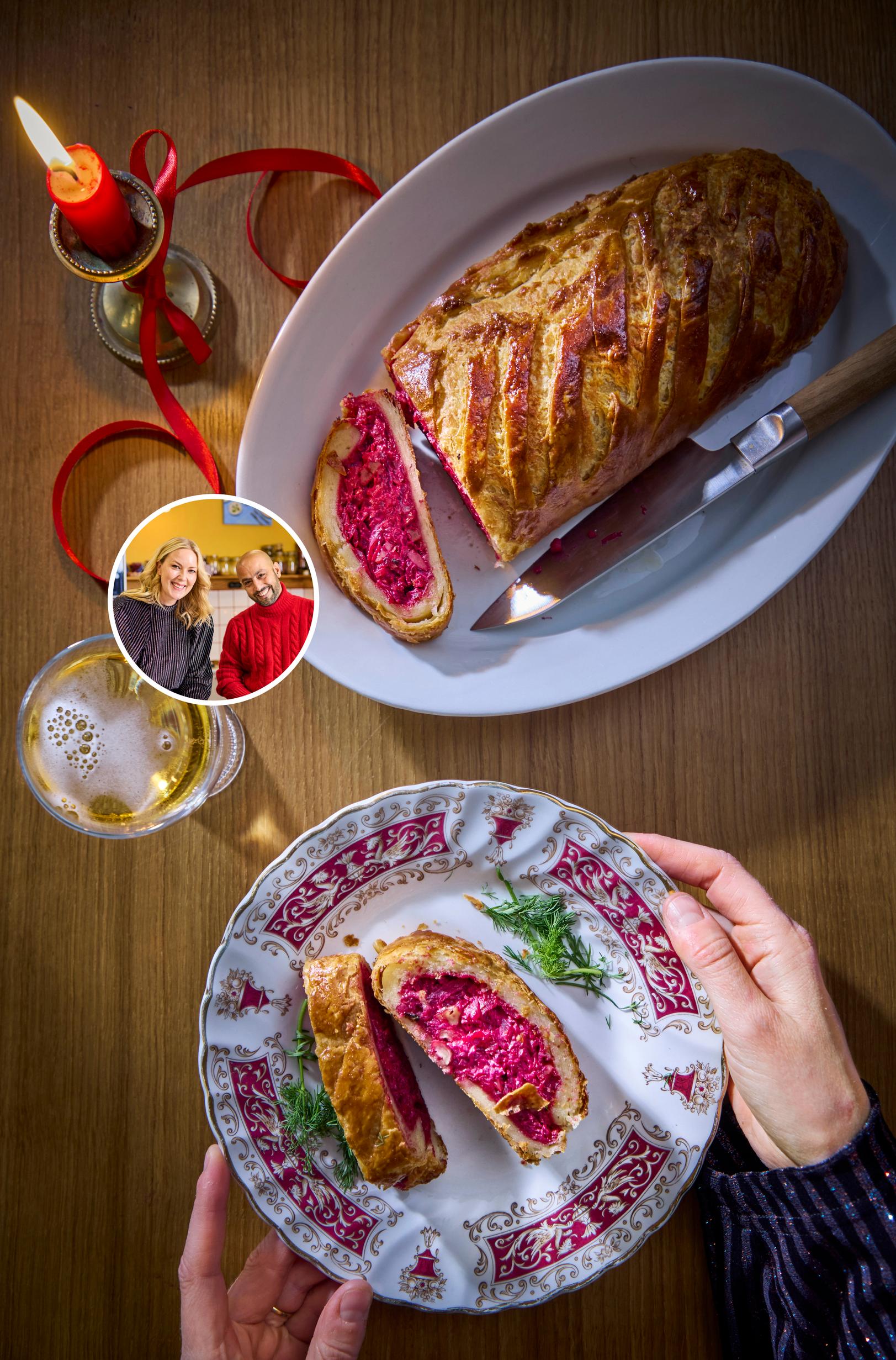 Imanin ja Leenan punajuuripiirakka – äidin reseptillä tehty leivonnainen on joulun vakioherkku