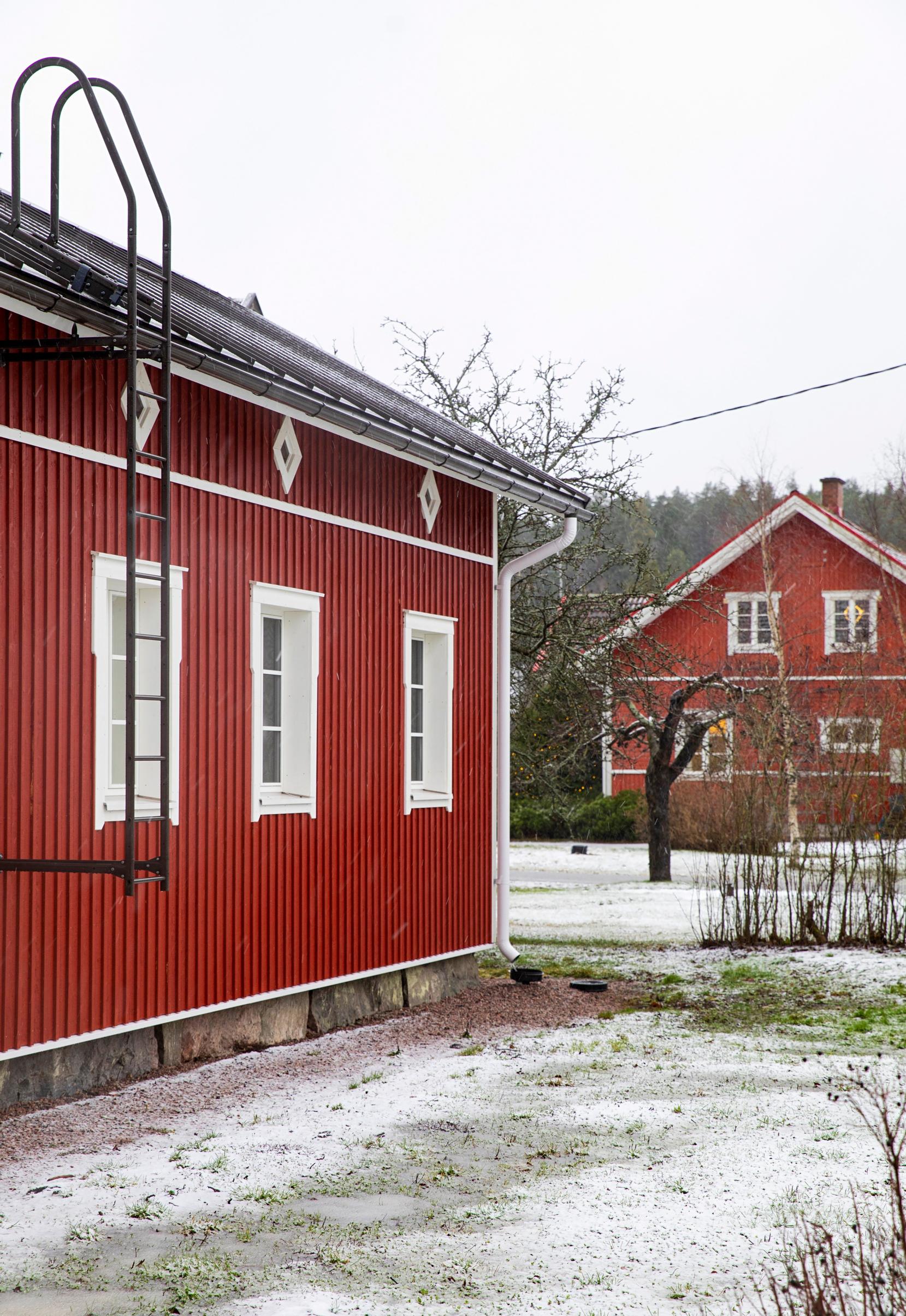 Tyykilöiden vanha ja uusi kotitalo sijaitsevat vierekkäin