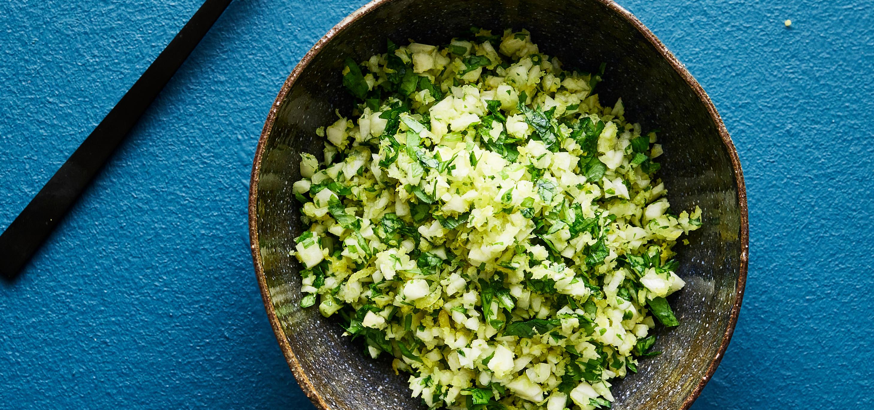 Gremolata – raikas italialainen mausteseos valmistuu vain kolmesta raaka-aineesta