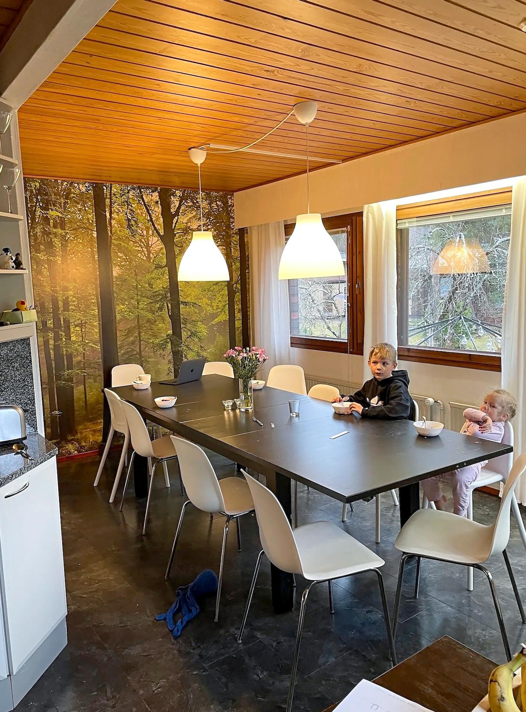 Keittiön tilalla sijainnut ruokailuhuone