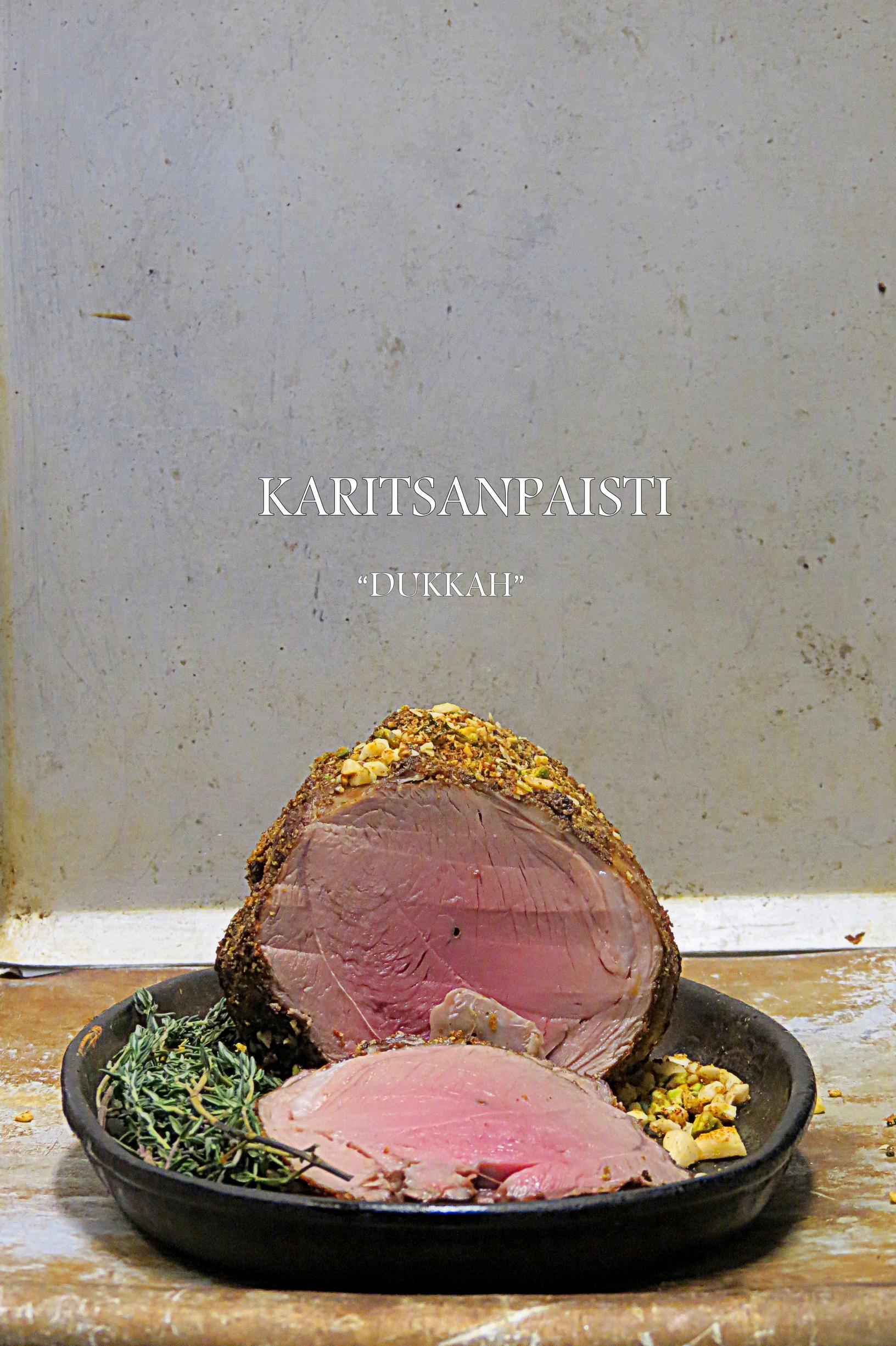 Karitsaa dukkah-mausteseoksella