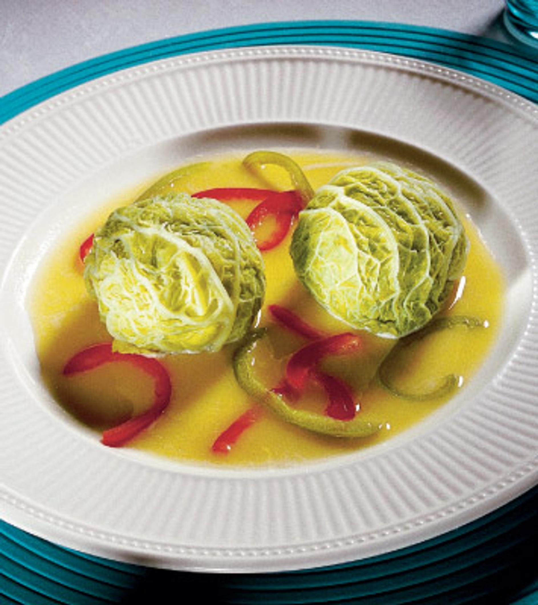 Ahvenet kaalikääreessä