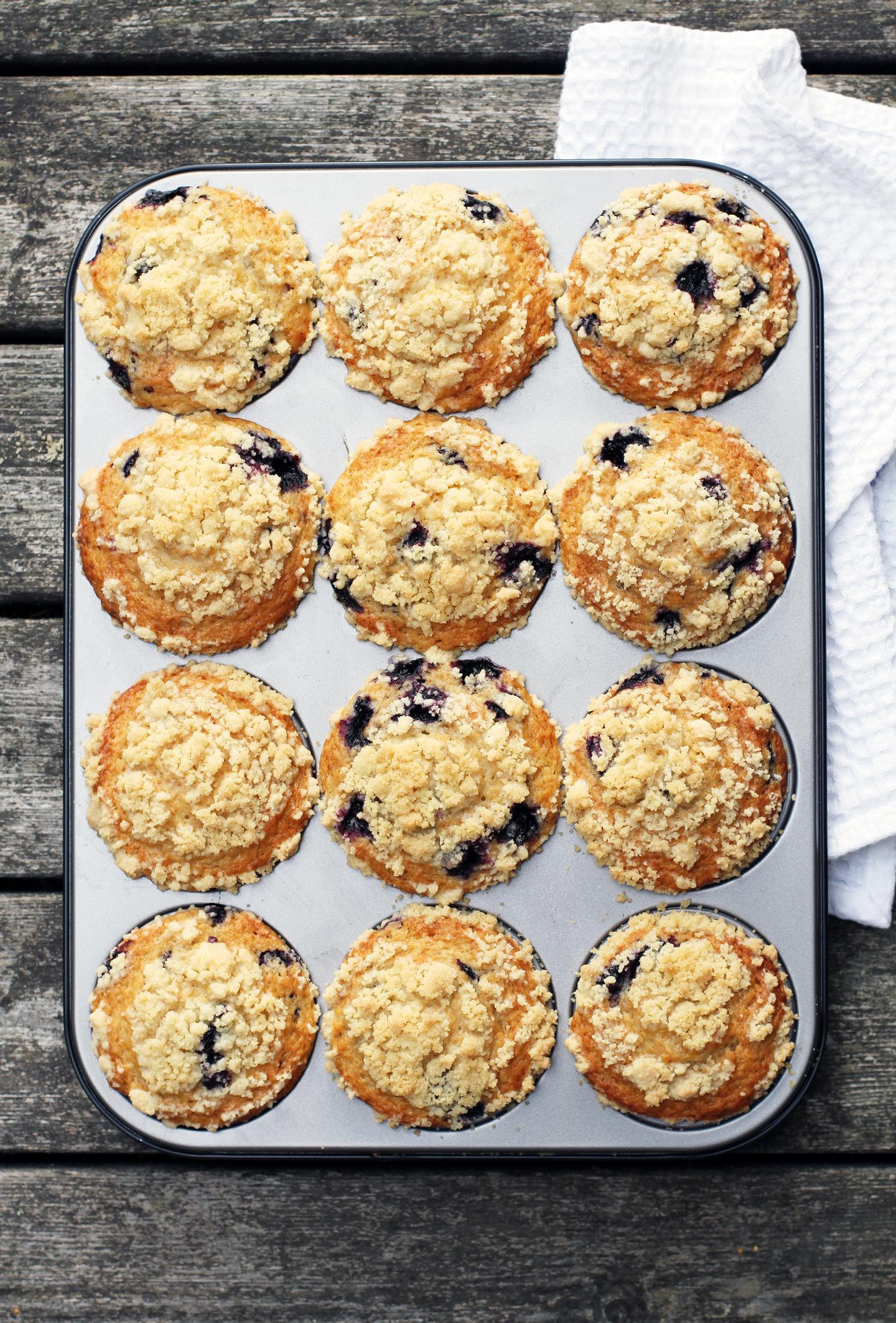 Amerikkalaiset mustikkamurumuffinssit katso ohje! Maku