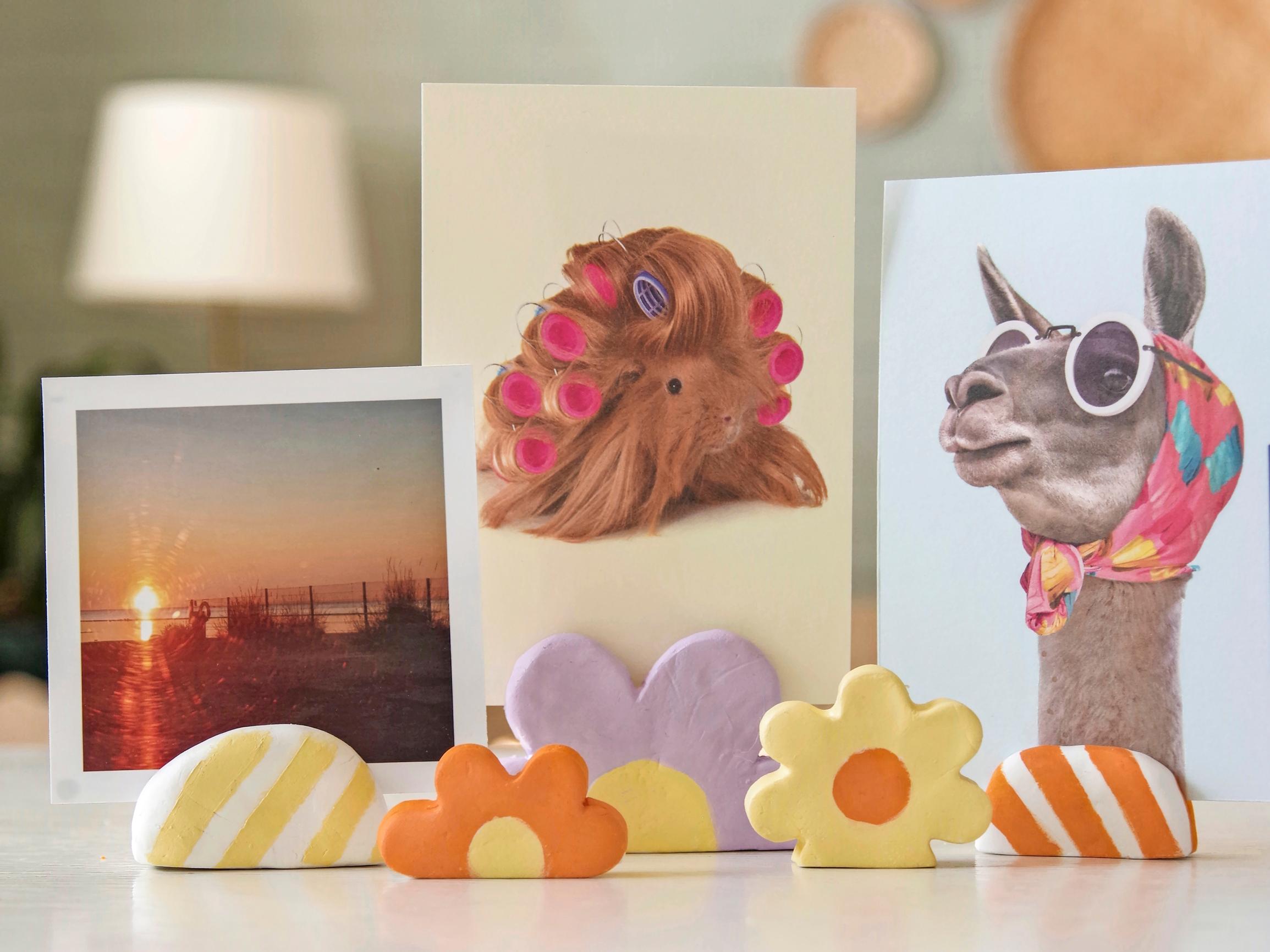 Potretit riviin! Kivat valokuvatelineet teet helposti ilmakuivuvasta savesta