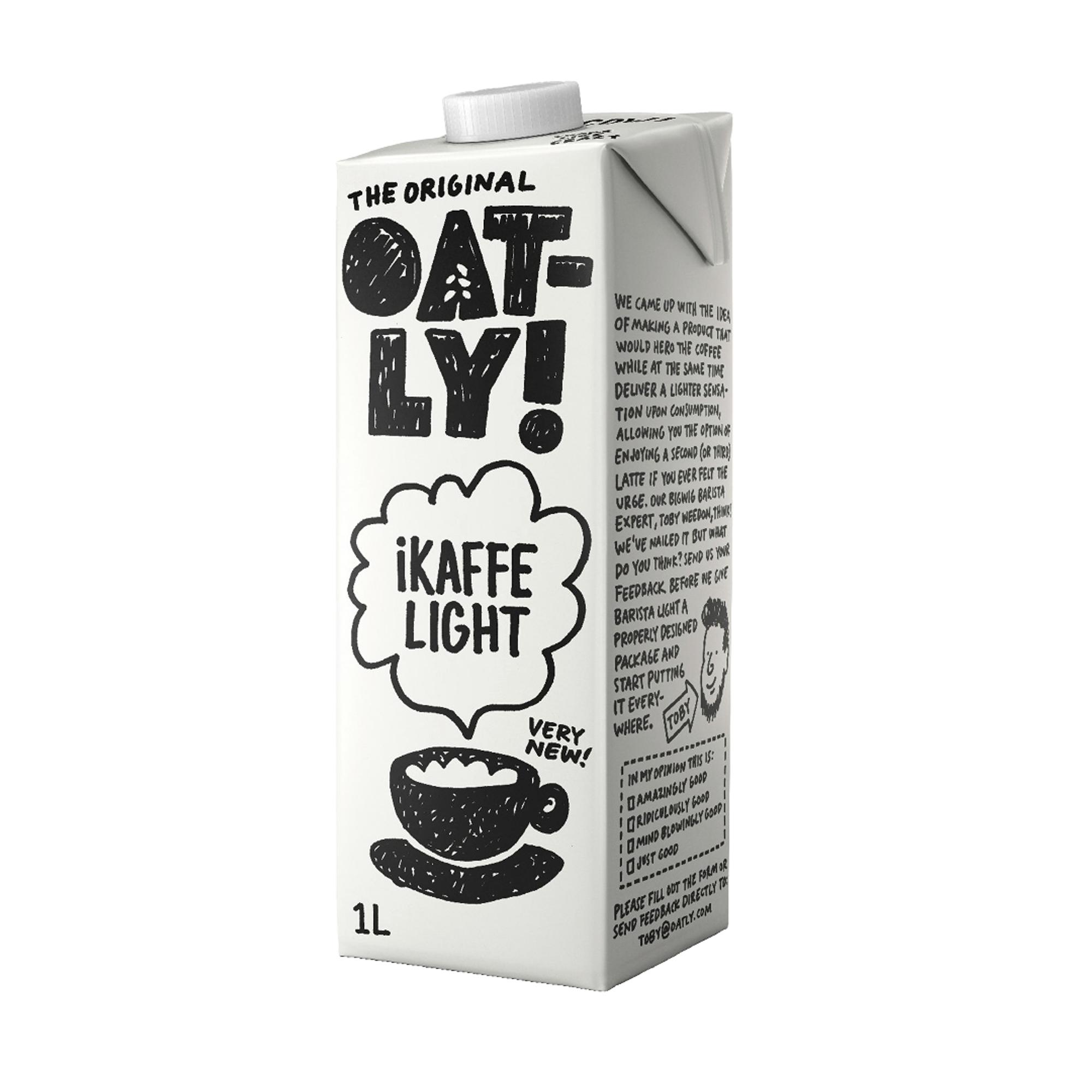 Oatly iKaffe light kaurajuoma kahvijuomiin, 1,99 € / 1 litra.