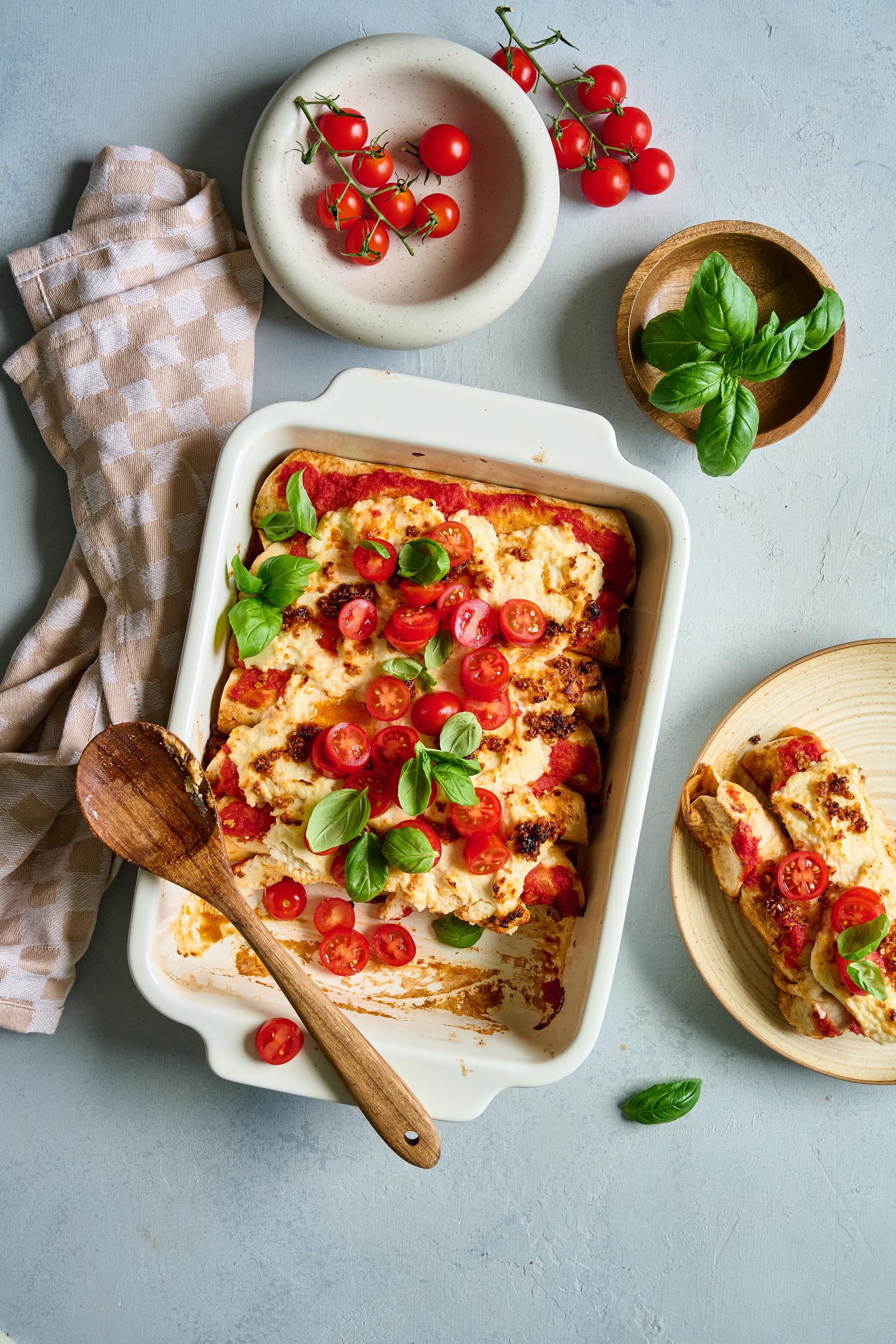 Enchilada-lasagne on helppo arkiruoka, jossa maistuu tuttu pasta uudella tavalla