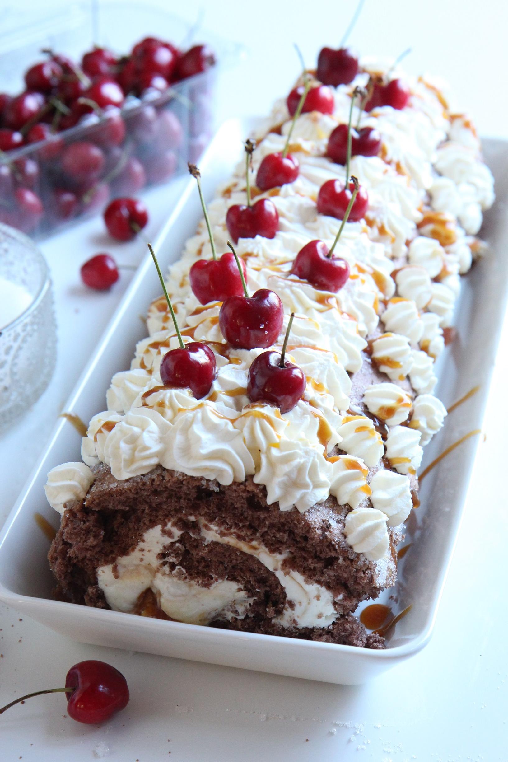 Gluteeniton karamellikääretorttu