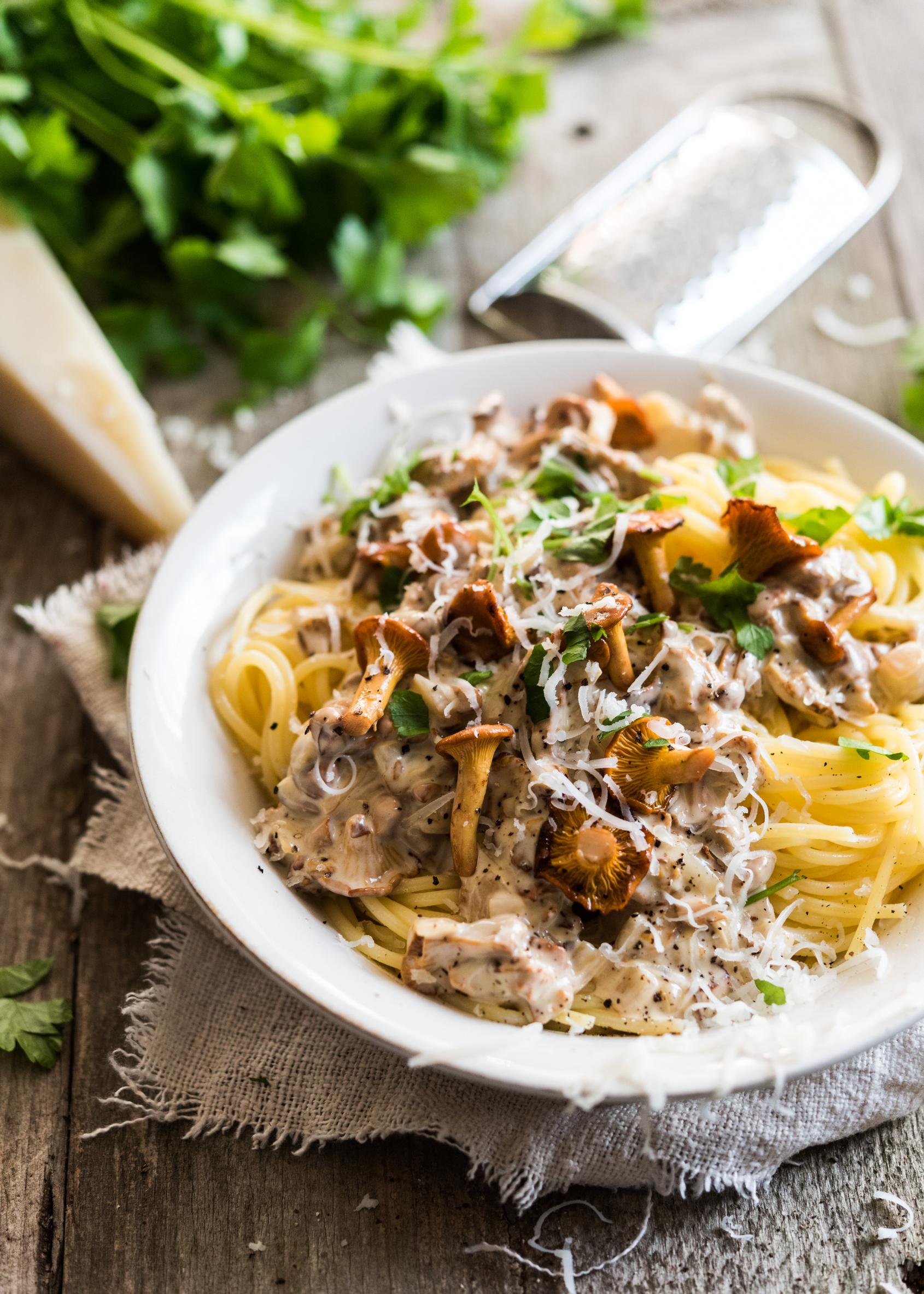 Paras kantarellipasta