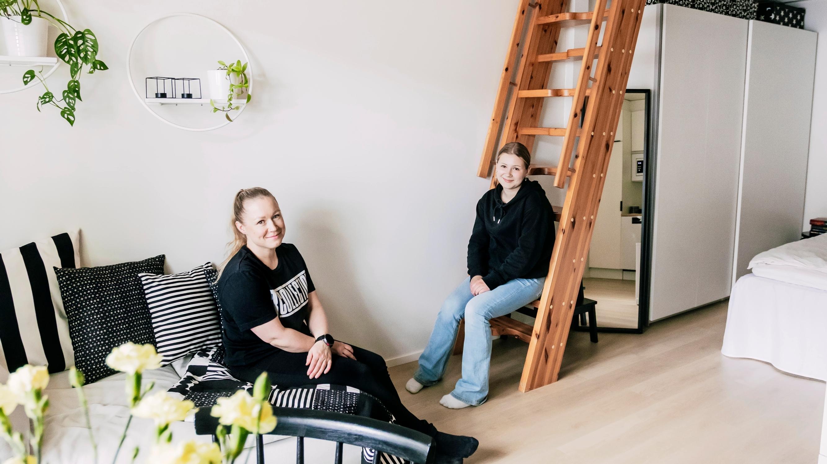 Äidin ja teinin koti yksiössä: ”Iso omakotitalo ei sopinut minulle”
