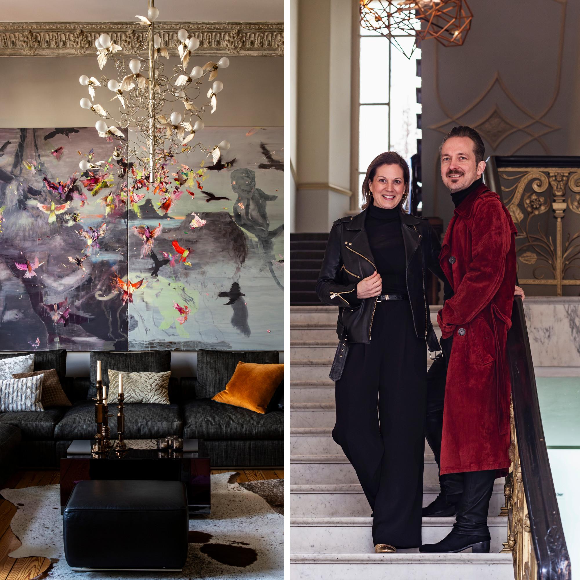 Tarinoita henkivä taidekoti! 13 vuotta sitten vasta valmistunut Ville ja äitiysvapaalle jäänyt Riina myivät kaiken ja muuttivat Berliiniin