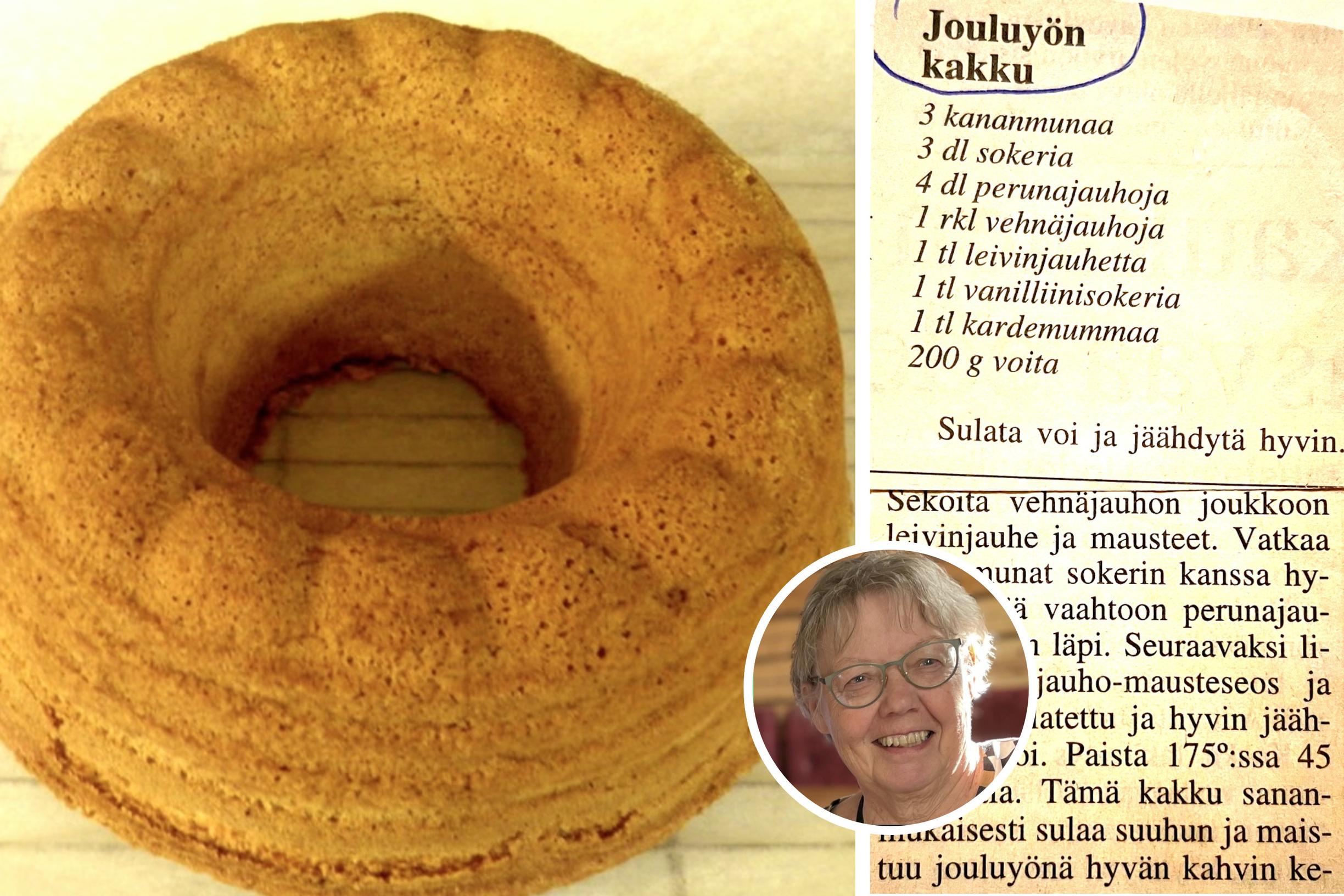 Jouluyön kakku on ollut Riitan rakas perinne jo vuosikymmeniä – ”Juuri niin ihana kuin mitä nimen perusteella ajattelin”