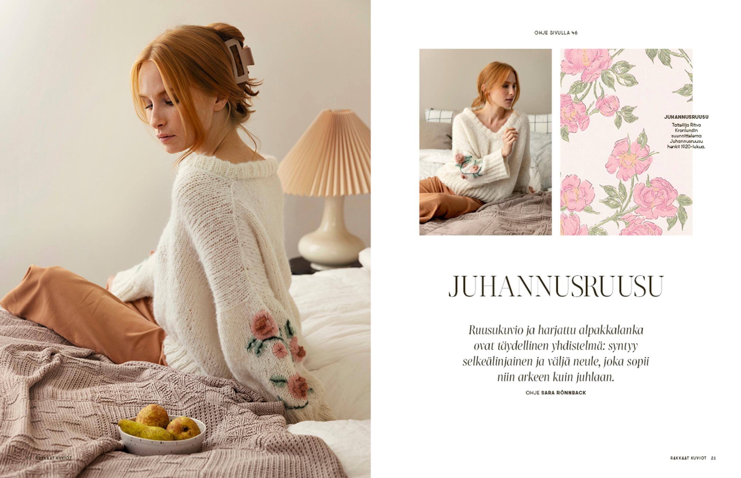 Juhannusruusu-pusero, Rakkaat kuviot -lehti