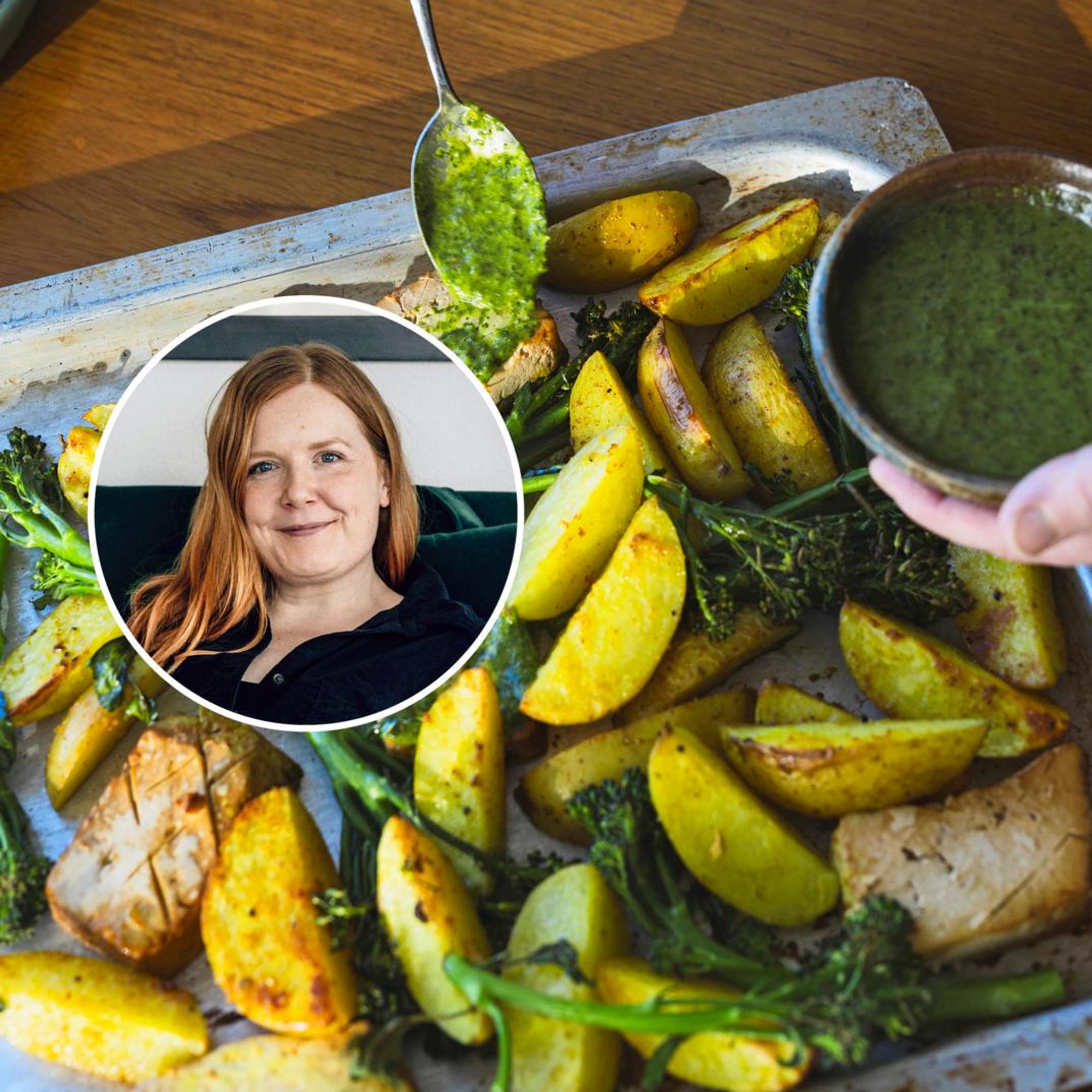 Chocochili-bloggaajan yhden astian peruna-savutofupelti – Elina Innasen vaivaton ruoka säästää hermoja ja tiskiä