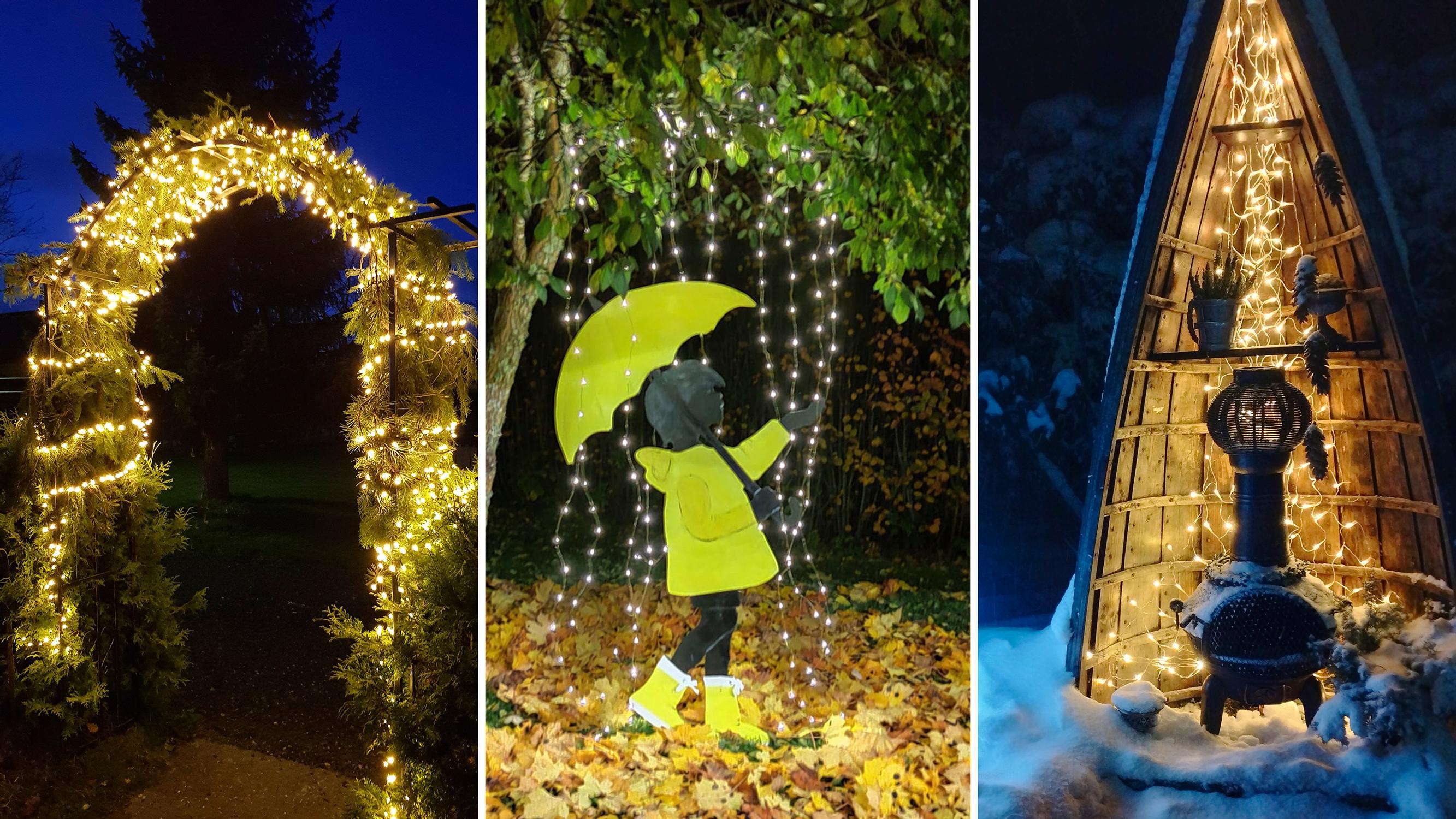 Nyt välähti! 6 nerokasta diy-valoideaa, joiden avulla piha herää eloon hämärän aikaan