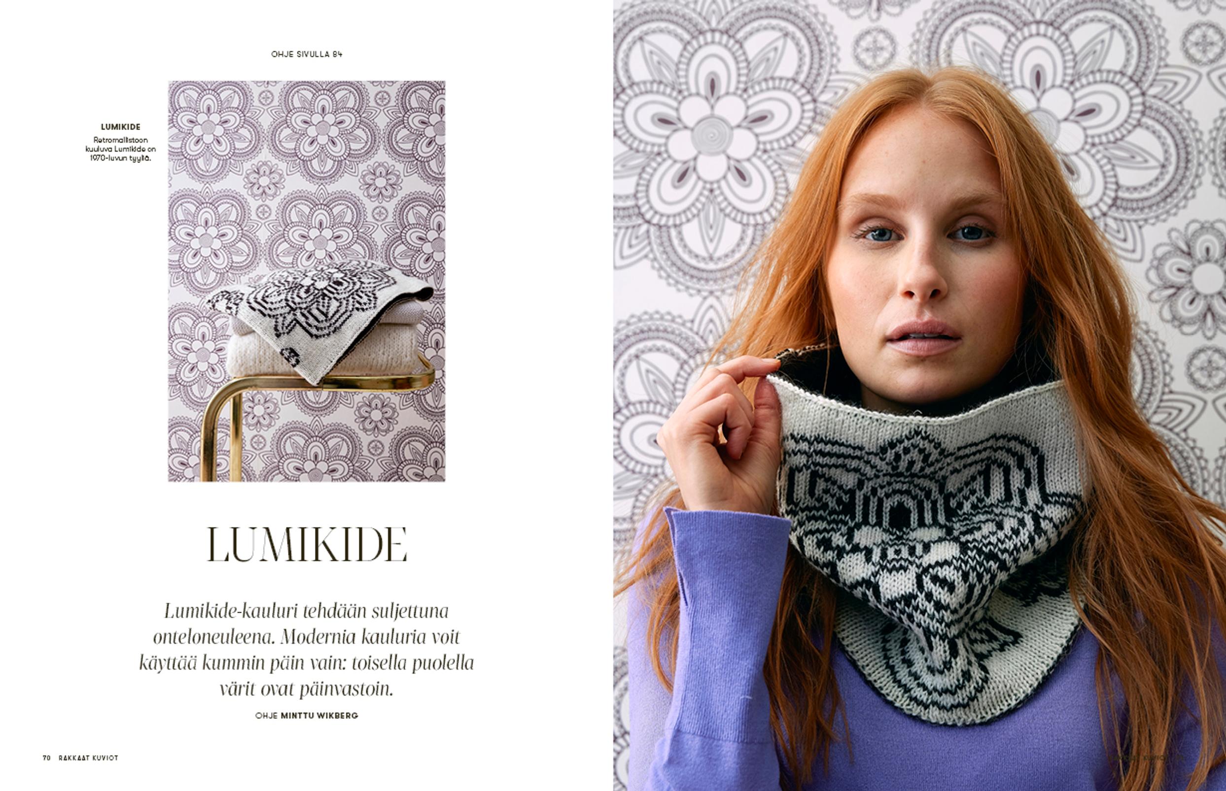 Lumikide-kauluri, Rakkaat kuviot -lehti