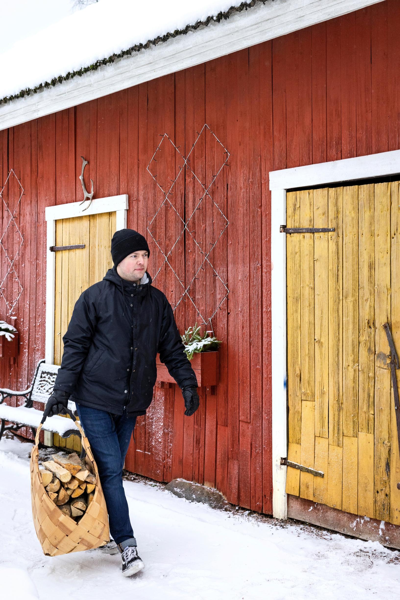 Jarkko Oja hakee puita