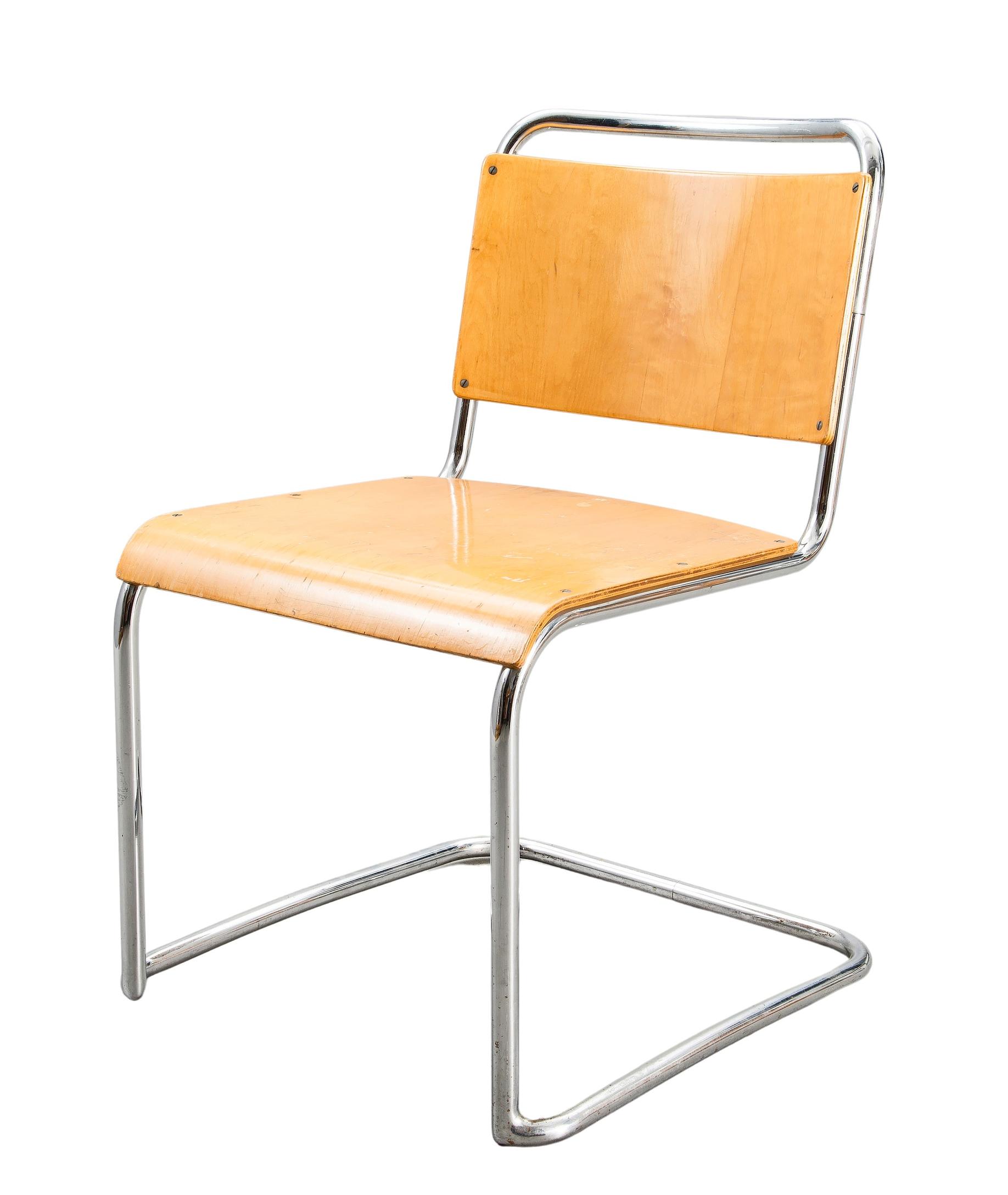 Schaumanin metallirunkoinen pikkutuoli