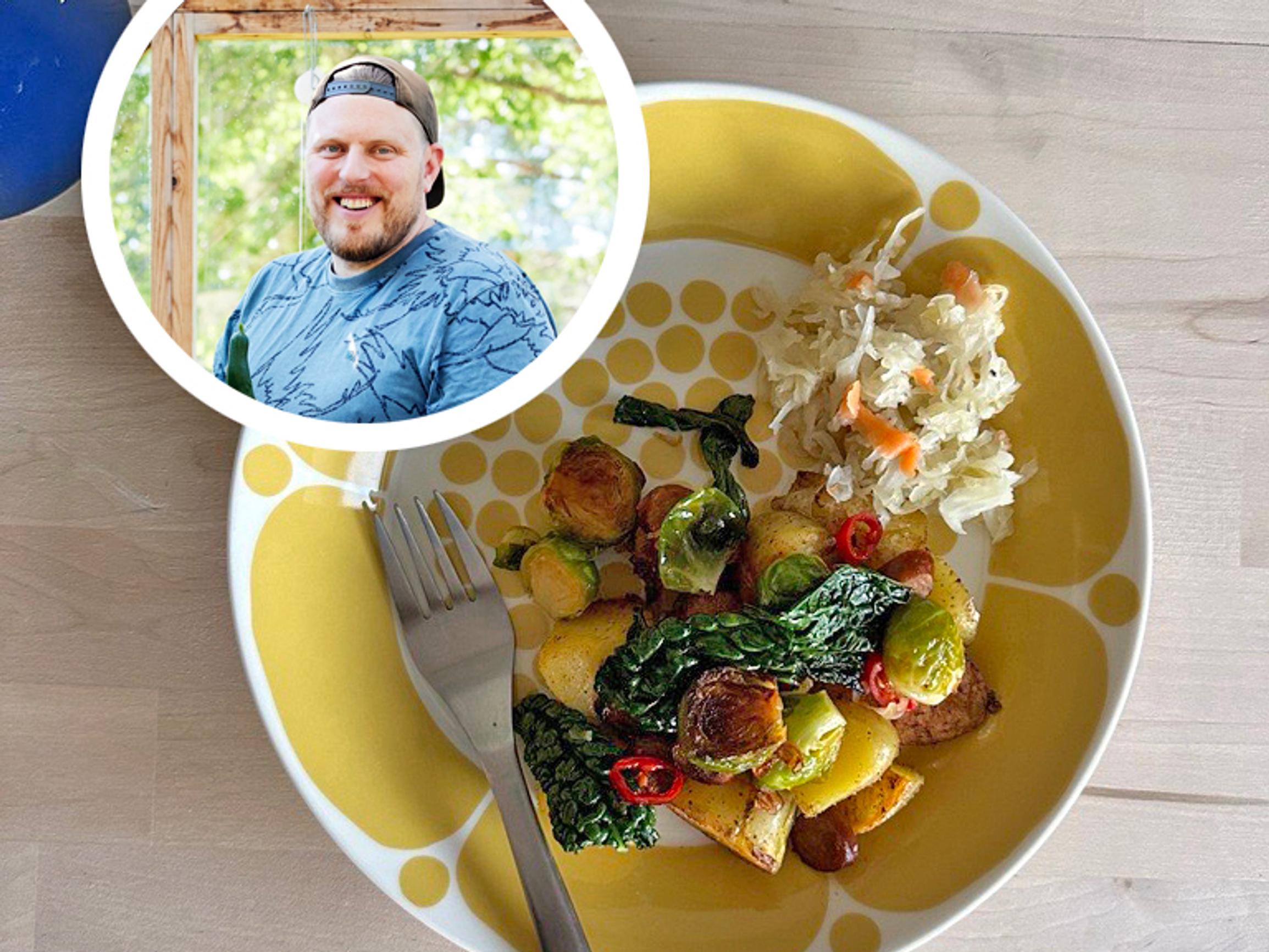 Samulin syyspyttipannu – nopea arkiruoka valmistuu sesongin raaka-aineista