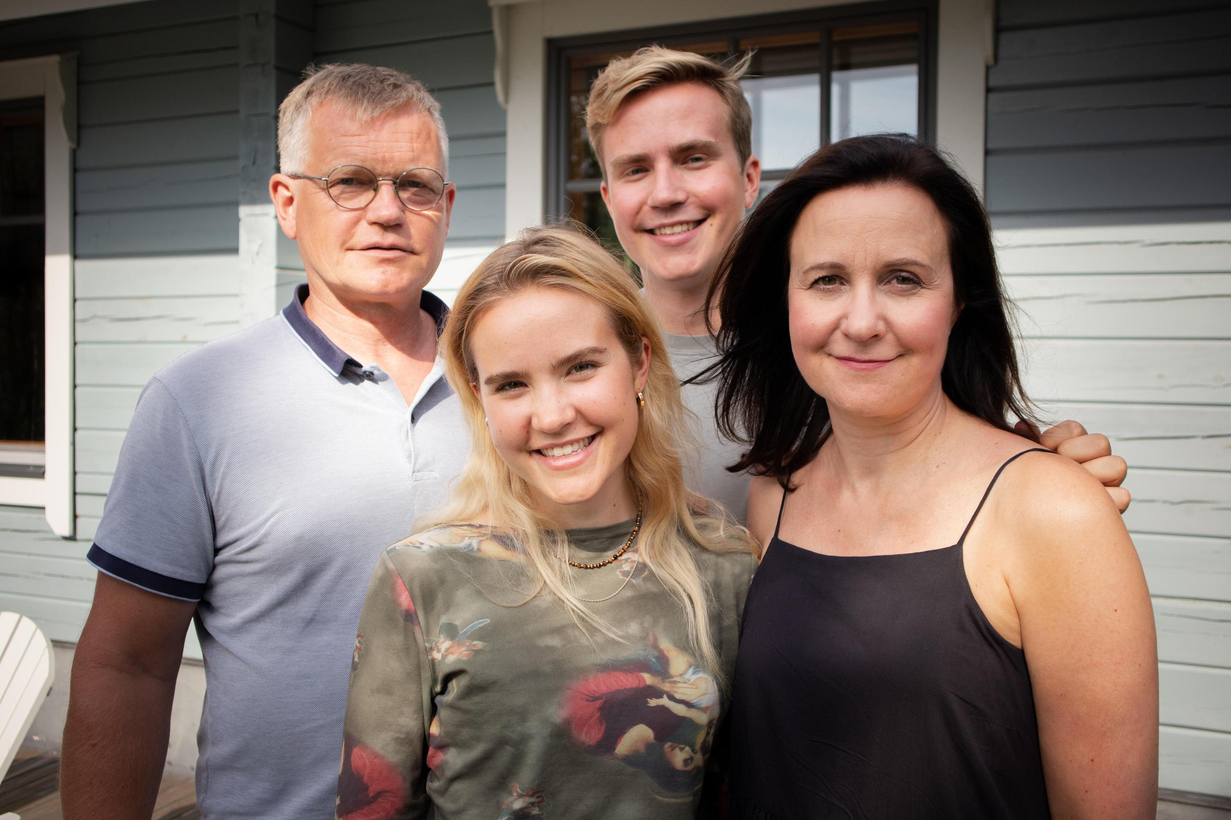 Jämsän nelihenkinen perhe