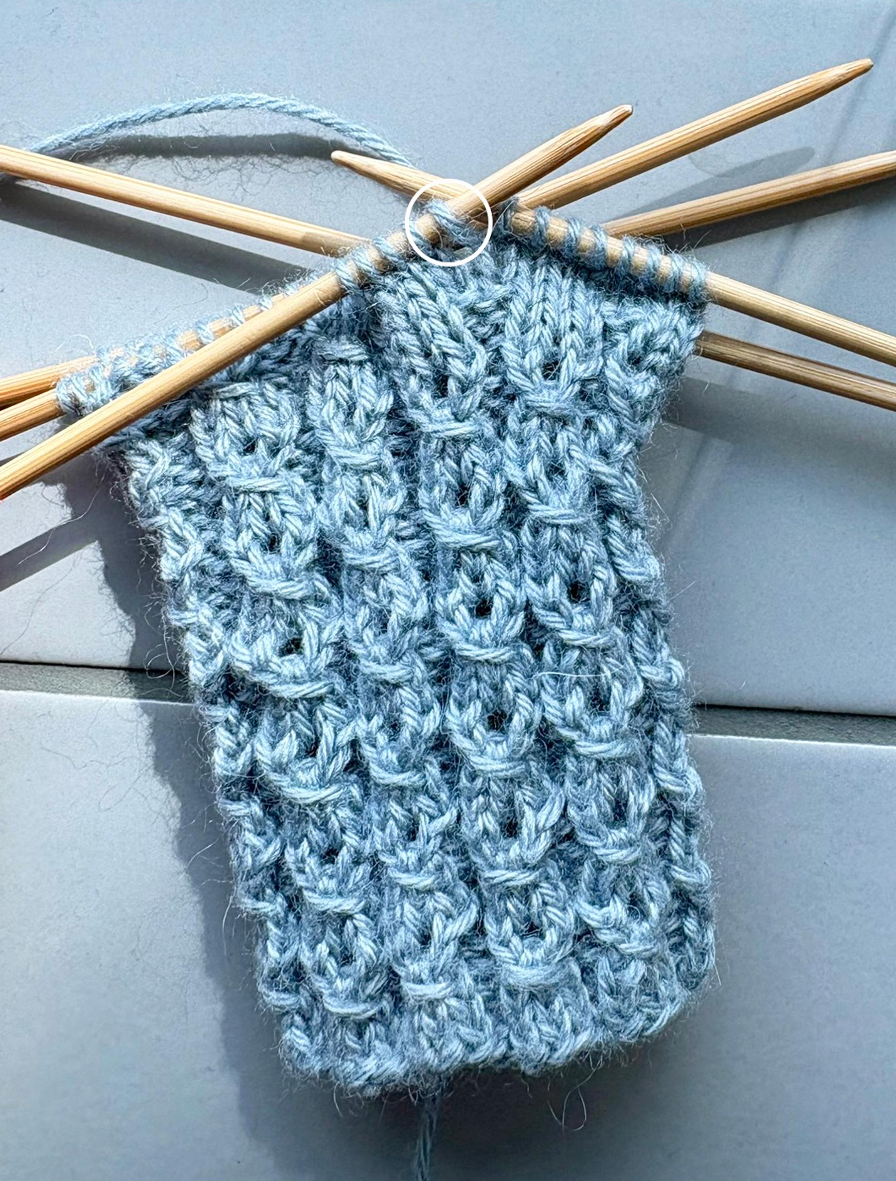 Peukalokiilan lisäys, vaihe 1