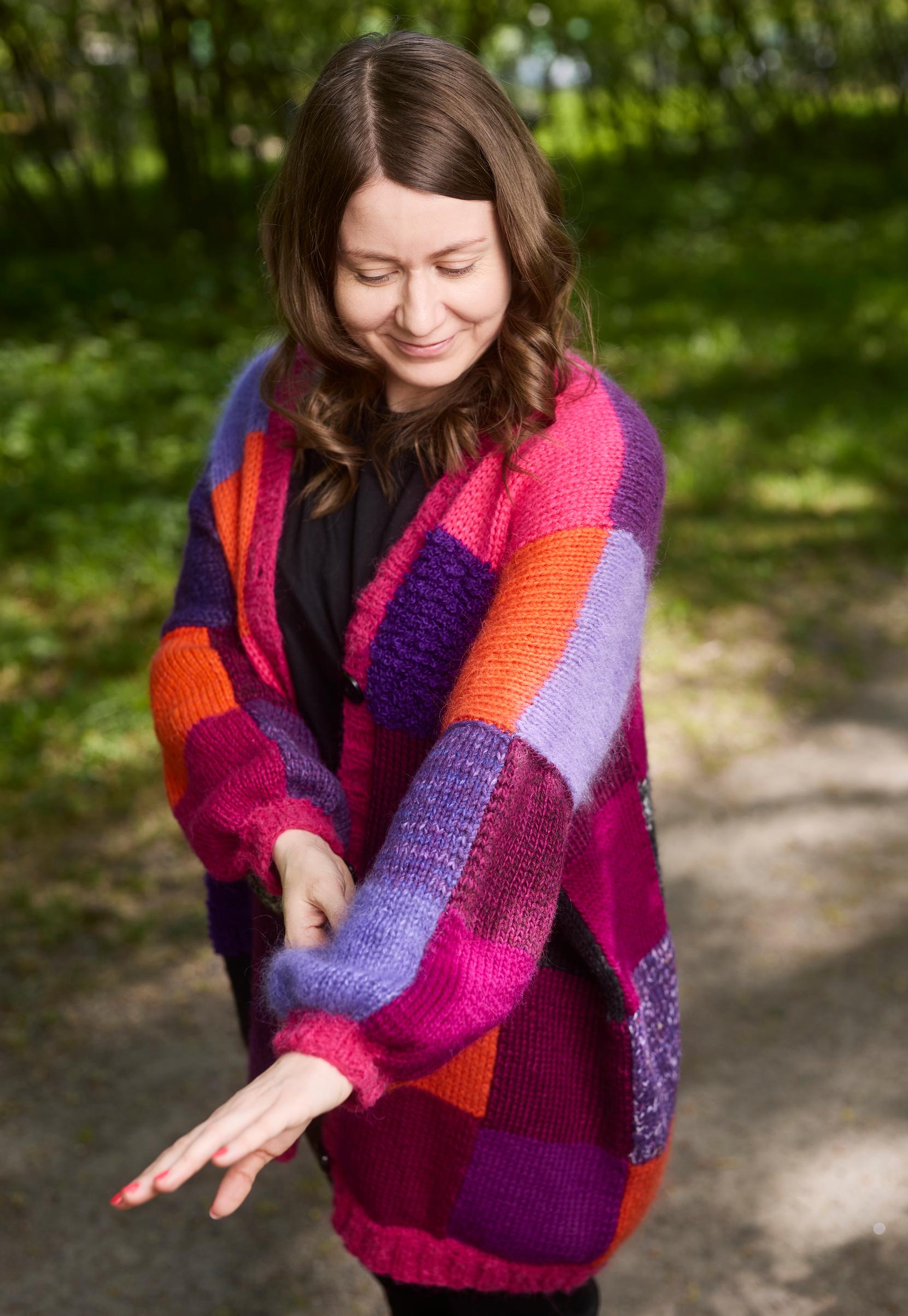 Tilkkuneuletakin hiha