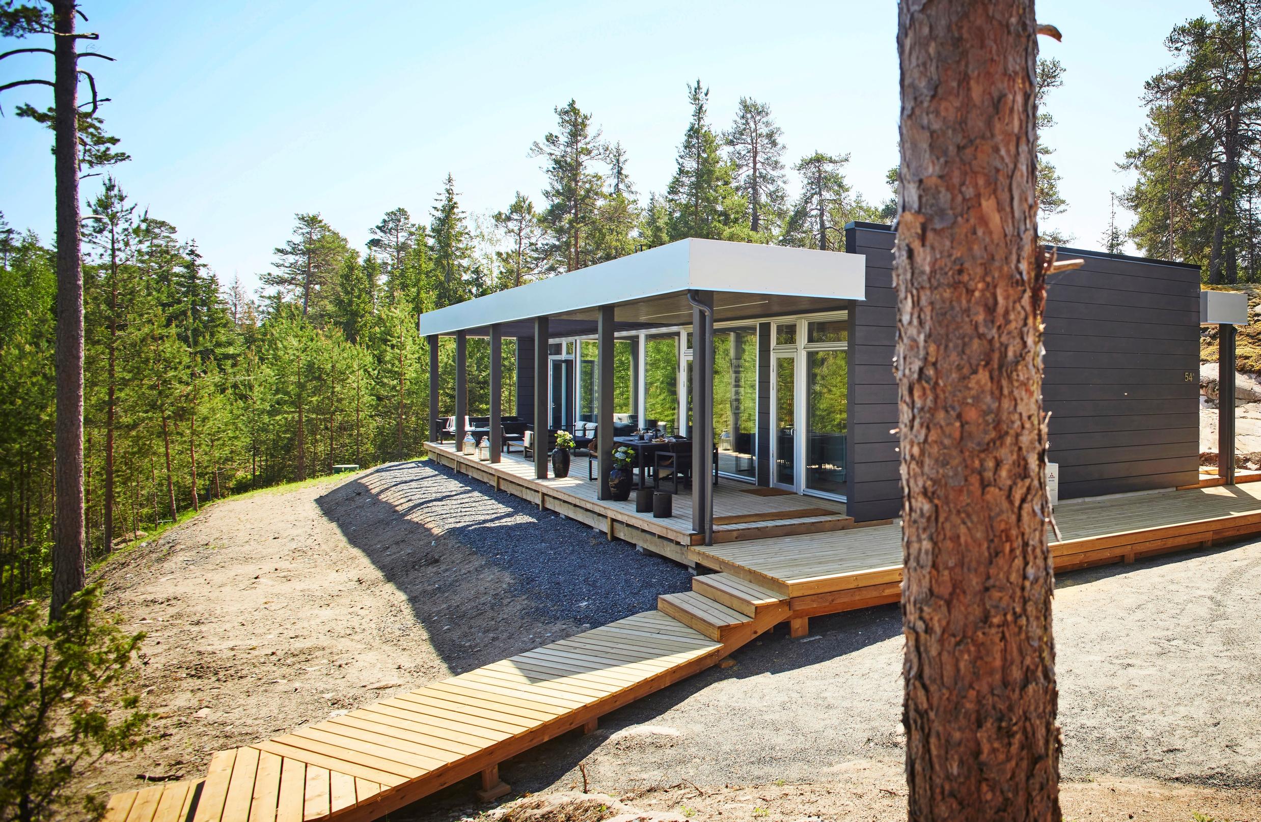 Talon arkkitehtuuri on Mid-century modern -tyyliä