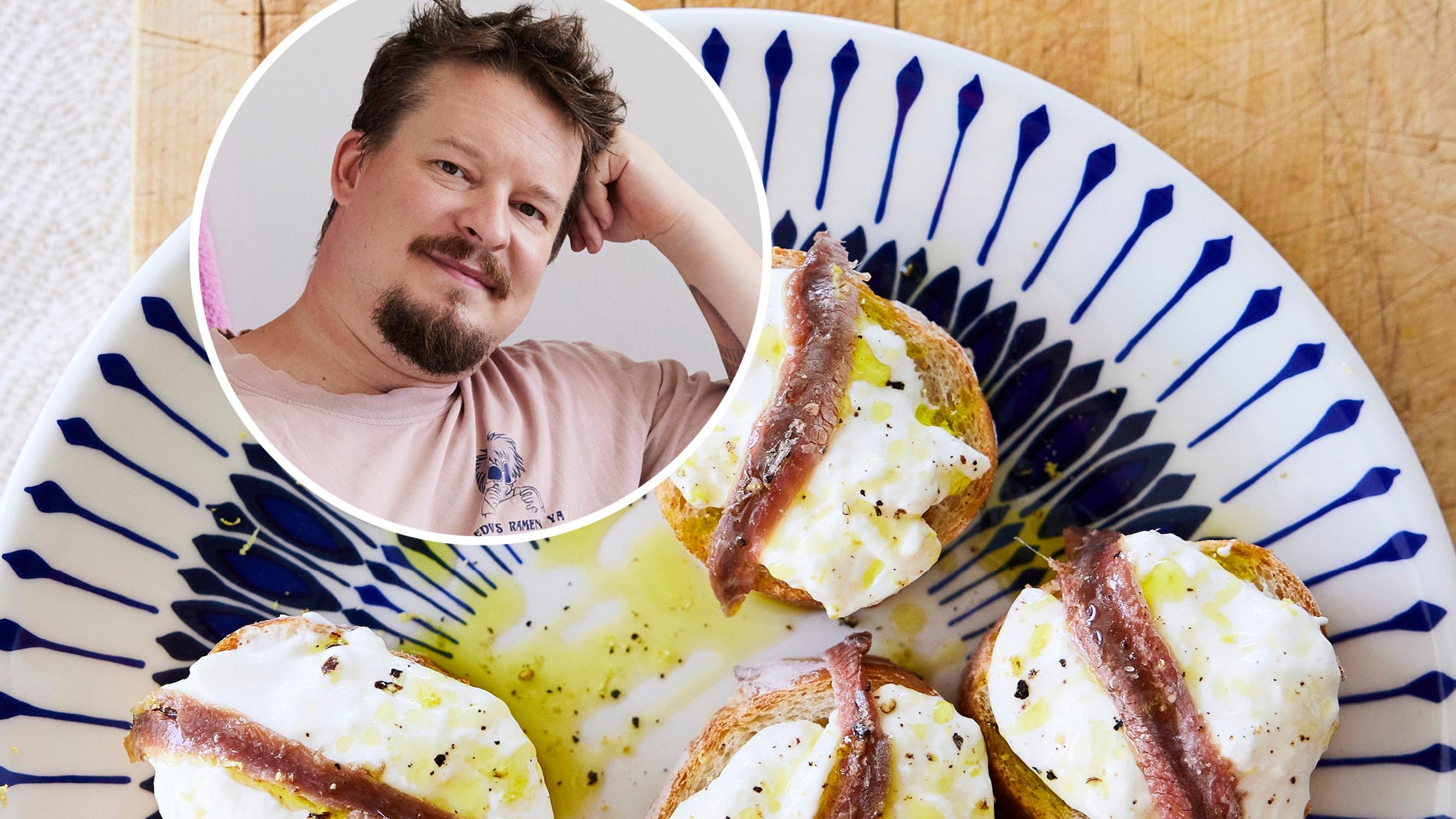 Viiniasiantuntija Ilkka Sirénin ihanat italialaiset burrata-sardellileivät