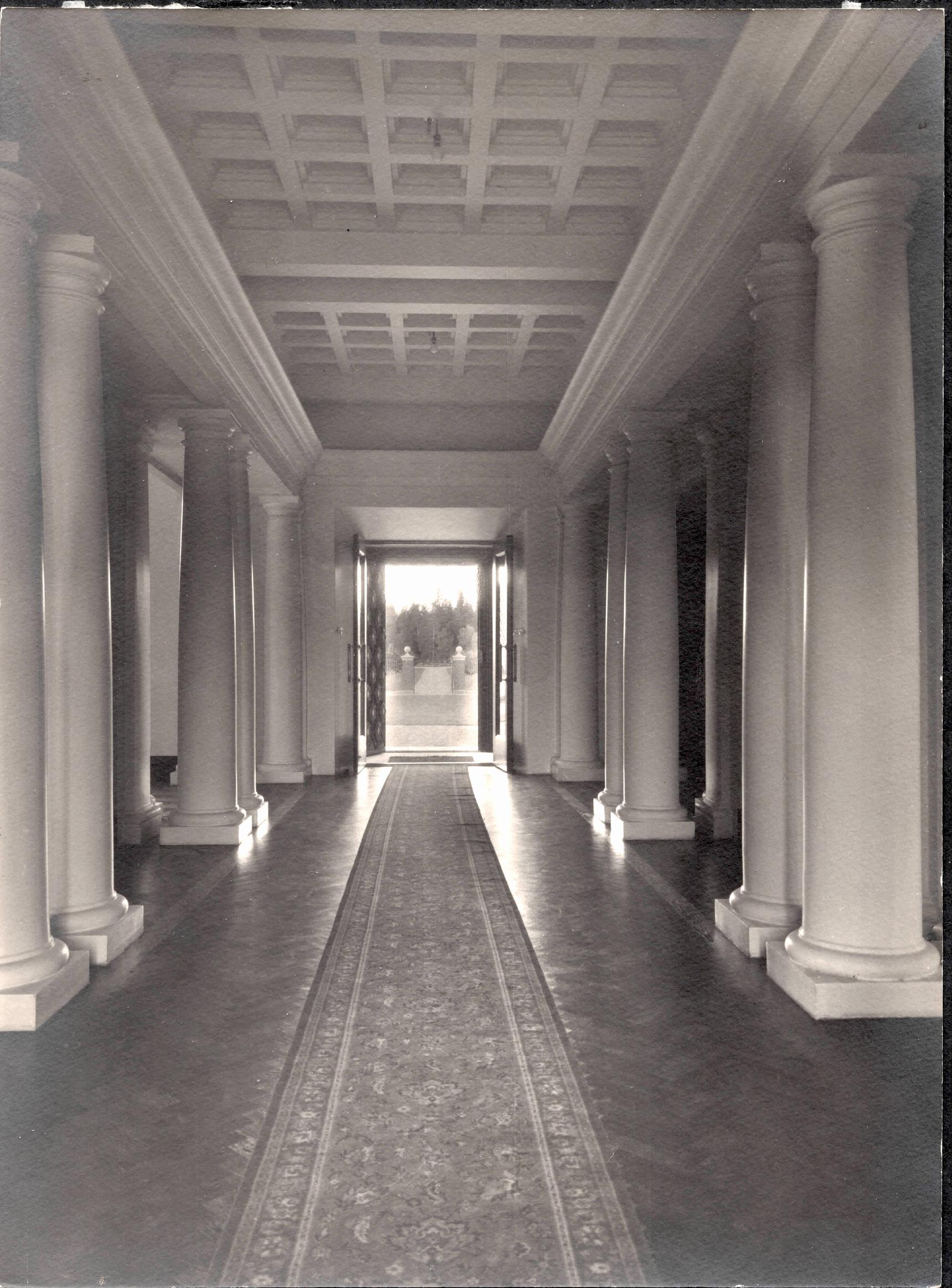 Vanajanlinnan ala-aula 1930-luvulla