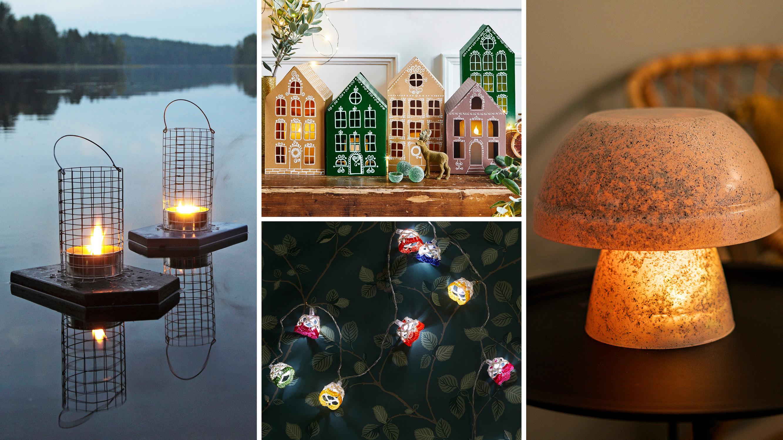 Valopullo, talolyhty + 6 muuta ideaa, joilla saat tunnelmaa pimeneviin iltoihin – katso diy-ohjeet!