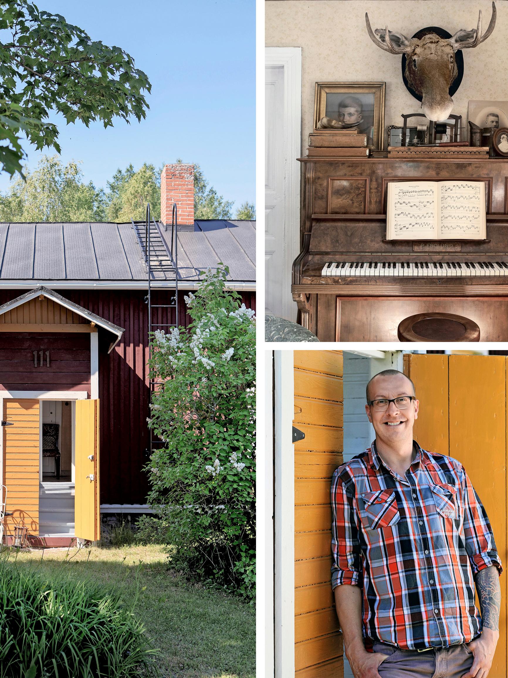Seitsemän tunnin mökkimatkan arvoinen! Antiikkikauppias Thomas Hamberg kunnosti vanhan sukutalon: "Voin hetkellisesti huijata itseni uskomaan, että elän eri ajassa"