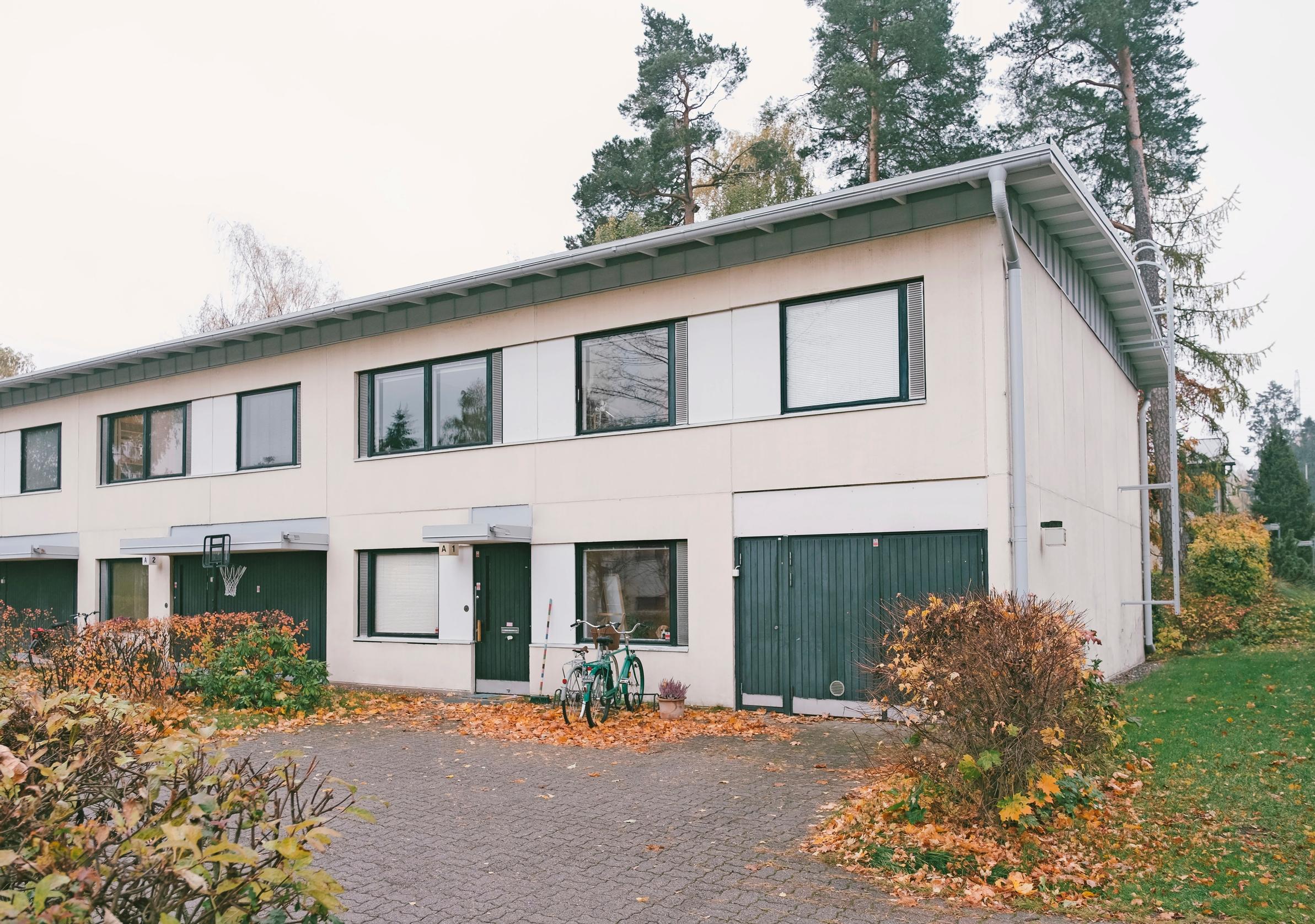 70-luvun rivitalo Helsingin Oulunkylässä